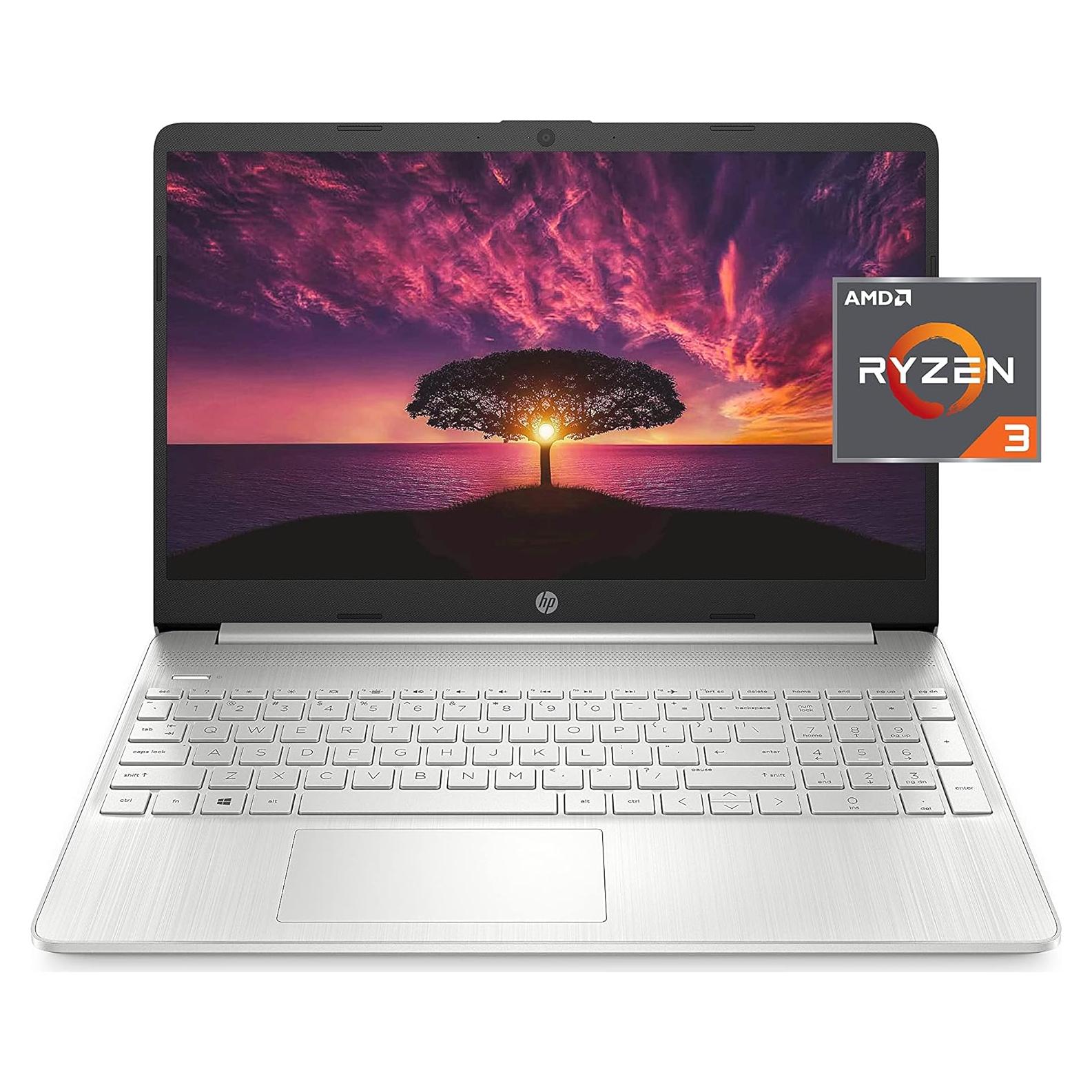 Laptop HP 15 - AMD Ryzen 3, 8GB RAM, 256GB SSD, 15.6" FHD