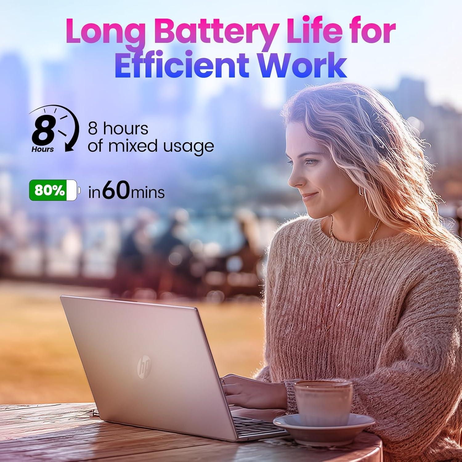 Laptop HP 15.6" Táctil Intel Core i3-1315U 16GB RAM 1TB SSD