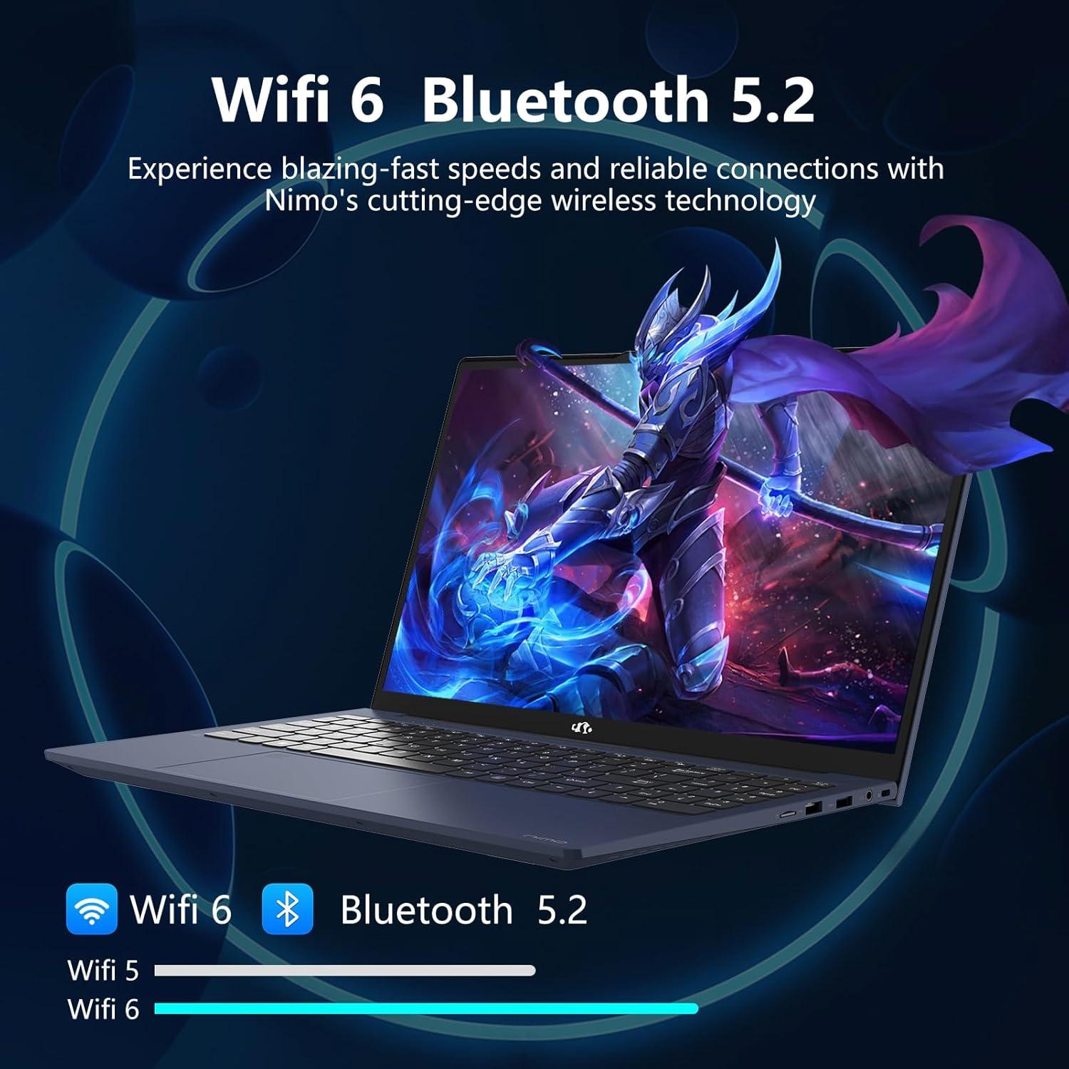 Laptop NIMO 15.6" FHD, 16GB RAM, 1TB SSD, Intel Pentium N100