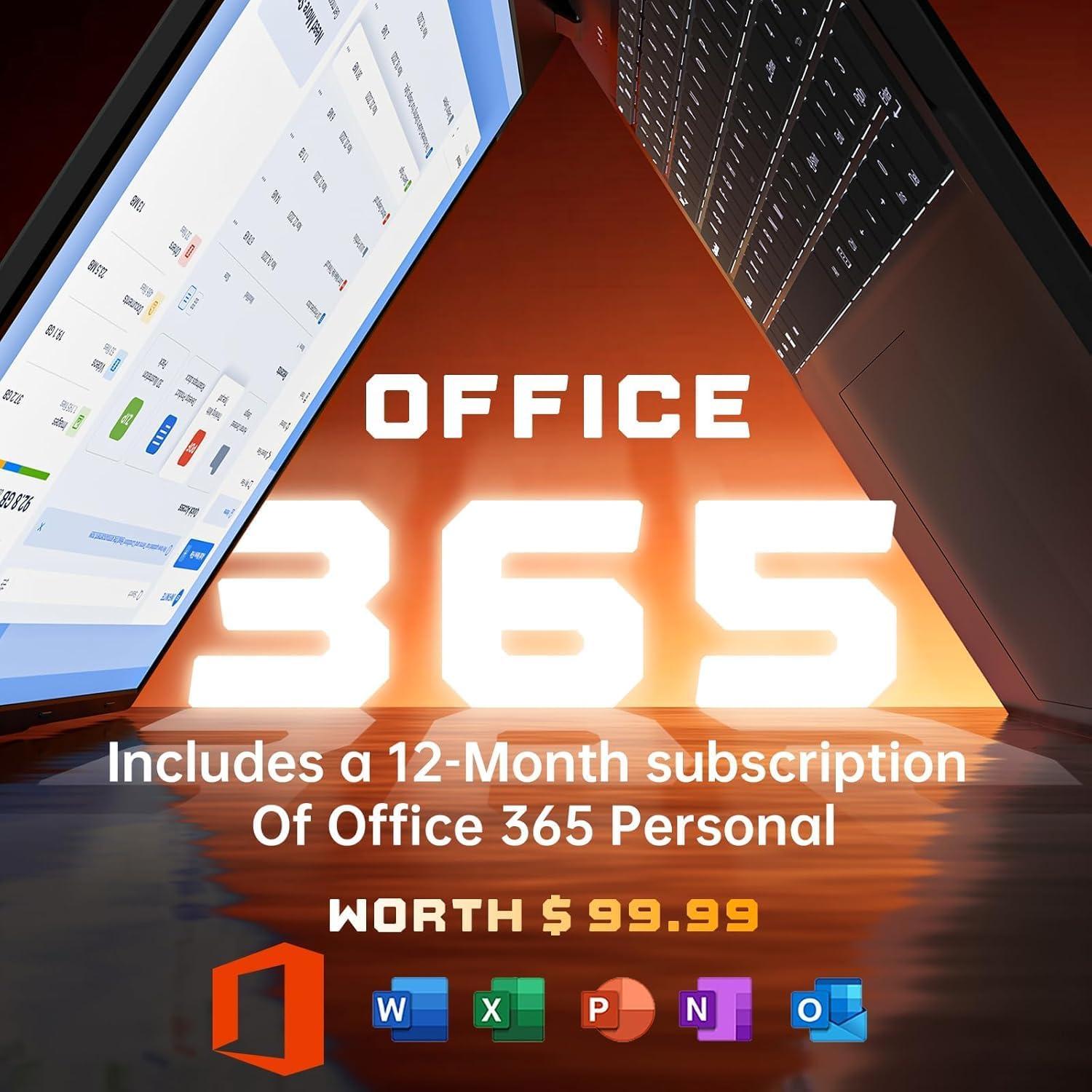 Laptop Lenovo IdeaPad 15.6" Intel Celeron 12GB RAM 128GB eMMC