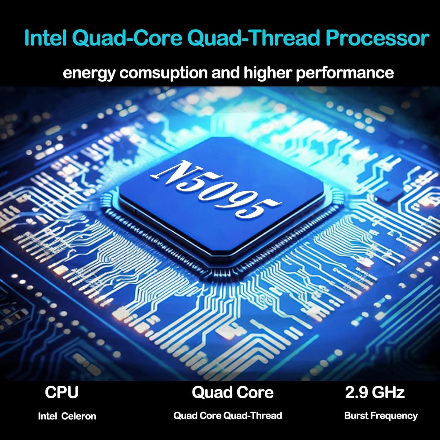 Portátil MTWZMM 15.6" FHD, Celeron N5095, 8GB RAM, 256GB SSD