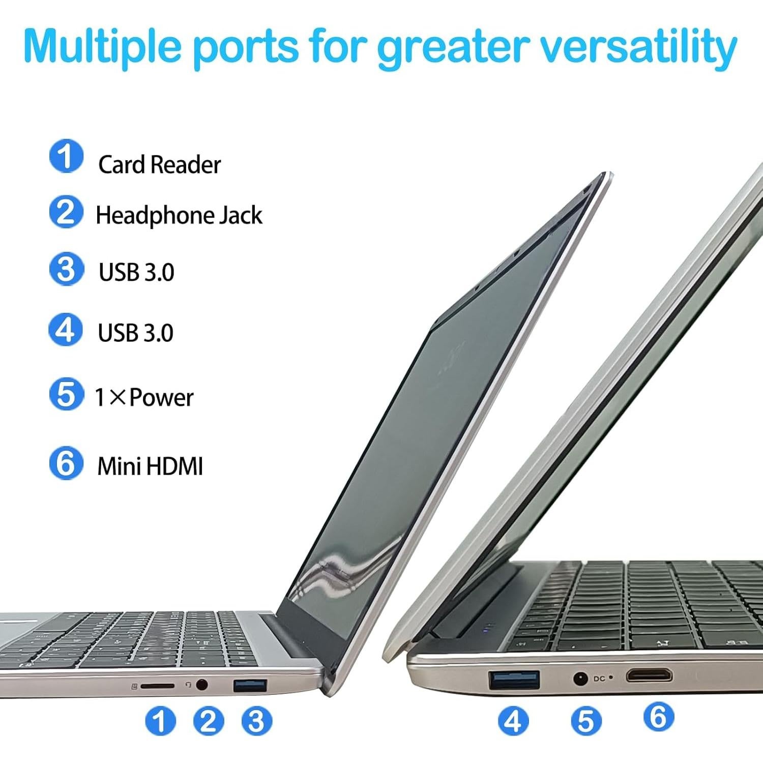 Portátil MTWZMM 15.6" FHD, Celeron N5095, 8GB RAM, 256GB SSD