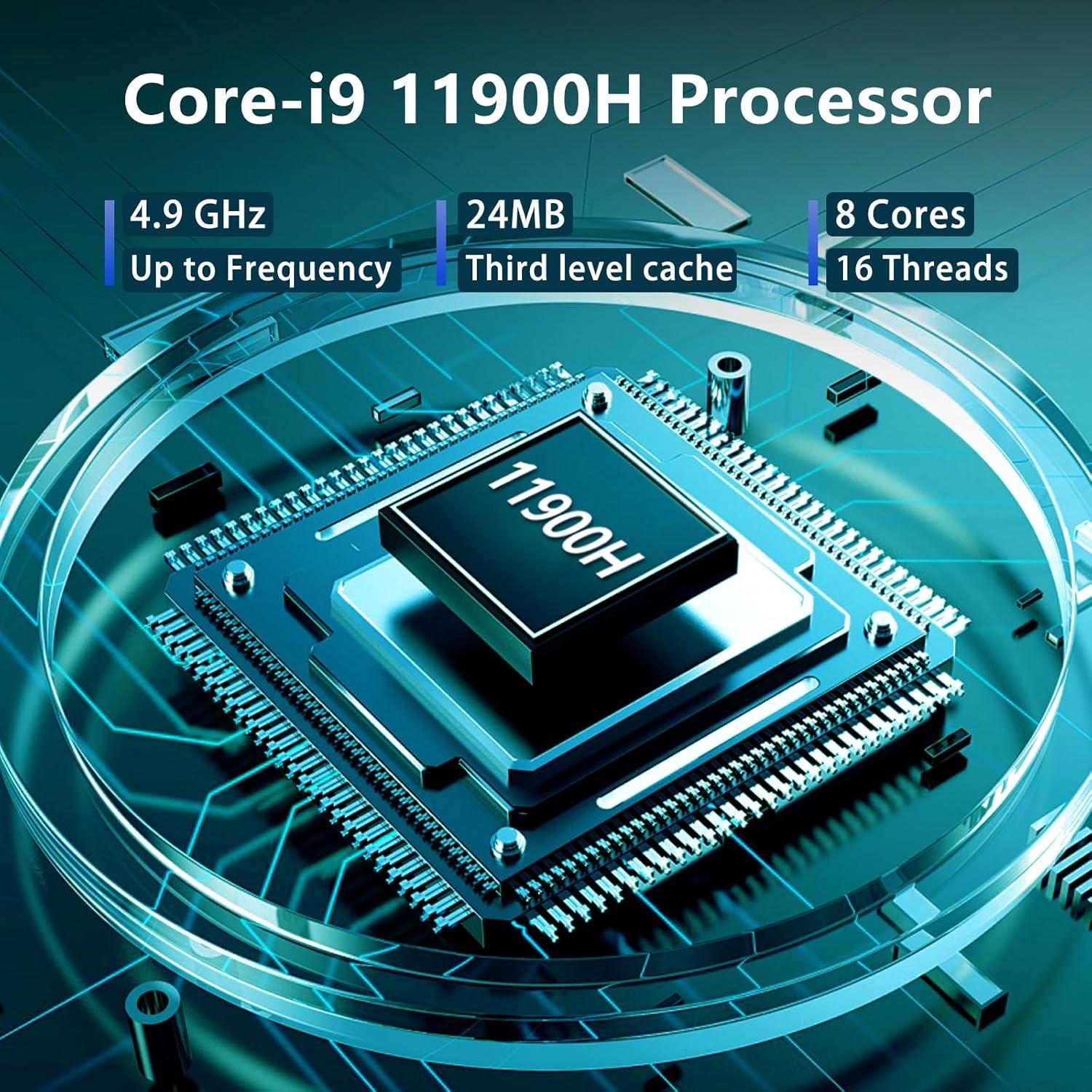 Laptop DUNHOO A4 PRO I9-11900H 32GB RAM 1TB SSD 15.6 FHD