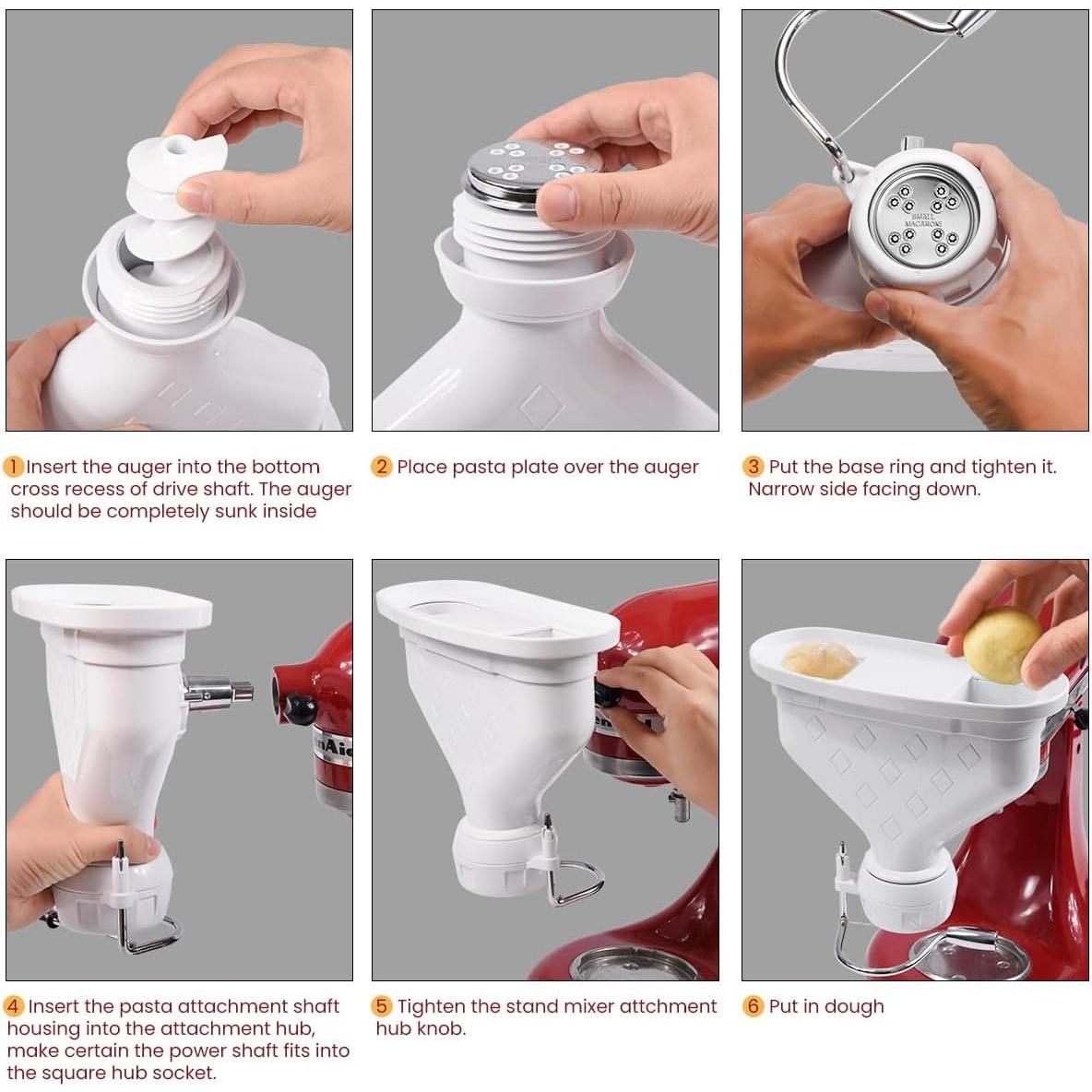 Accesorio de Pasta Kainasch para Batidora KitchenAid - 6 Placas