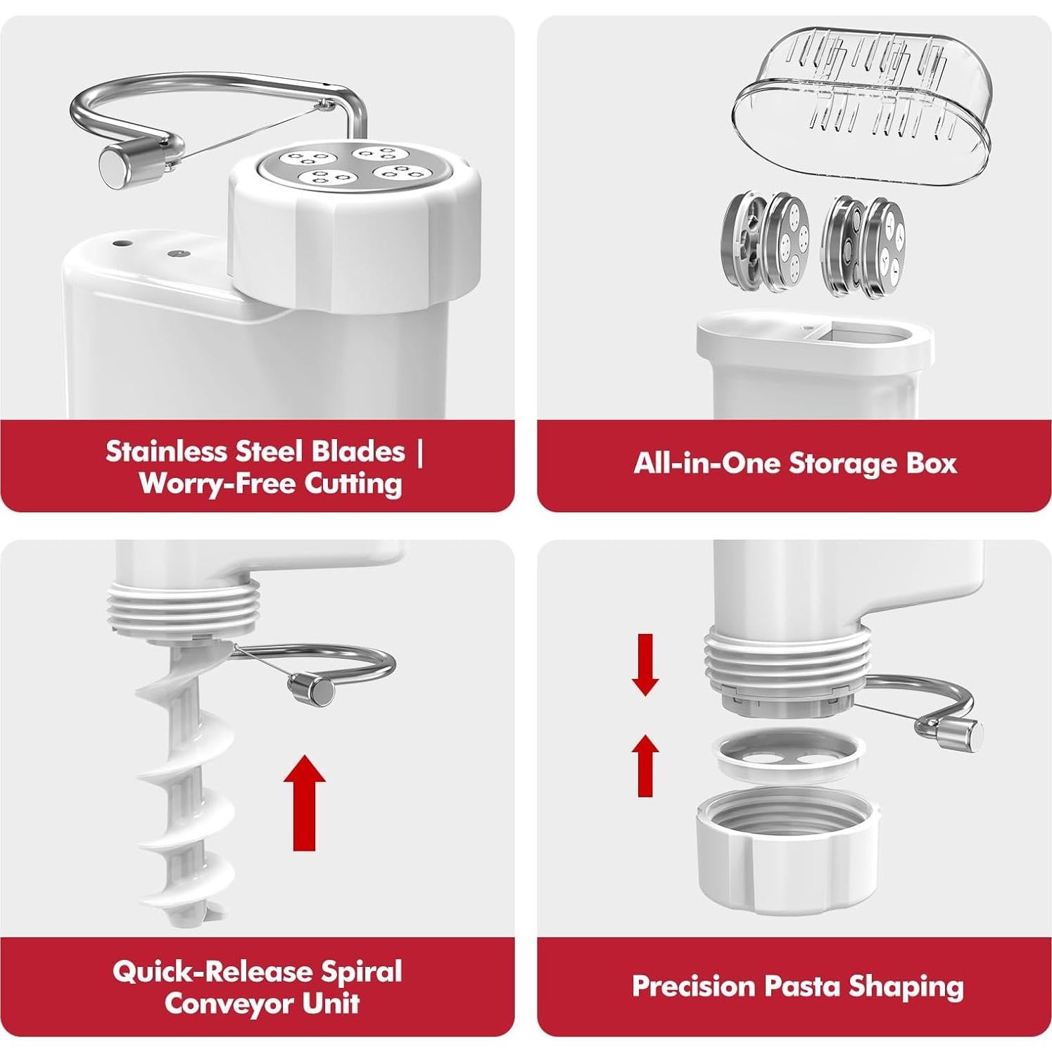 Accesorio de Pasta Kitchenaid KassunKoch 5 Discos Automático