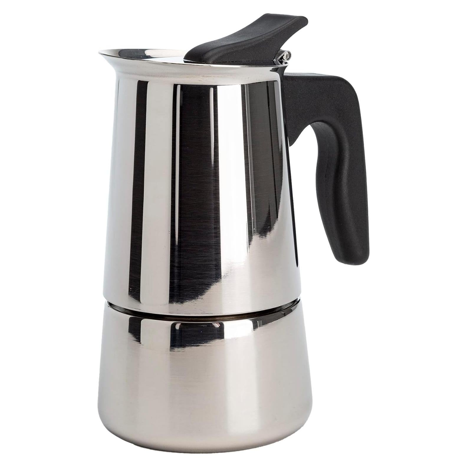 Cafetera Espresso Primula de Acero Inoxidable 4 Tazas