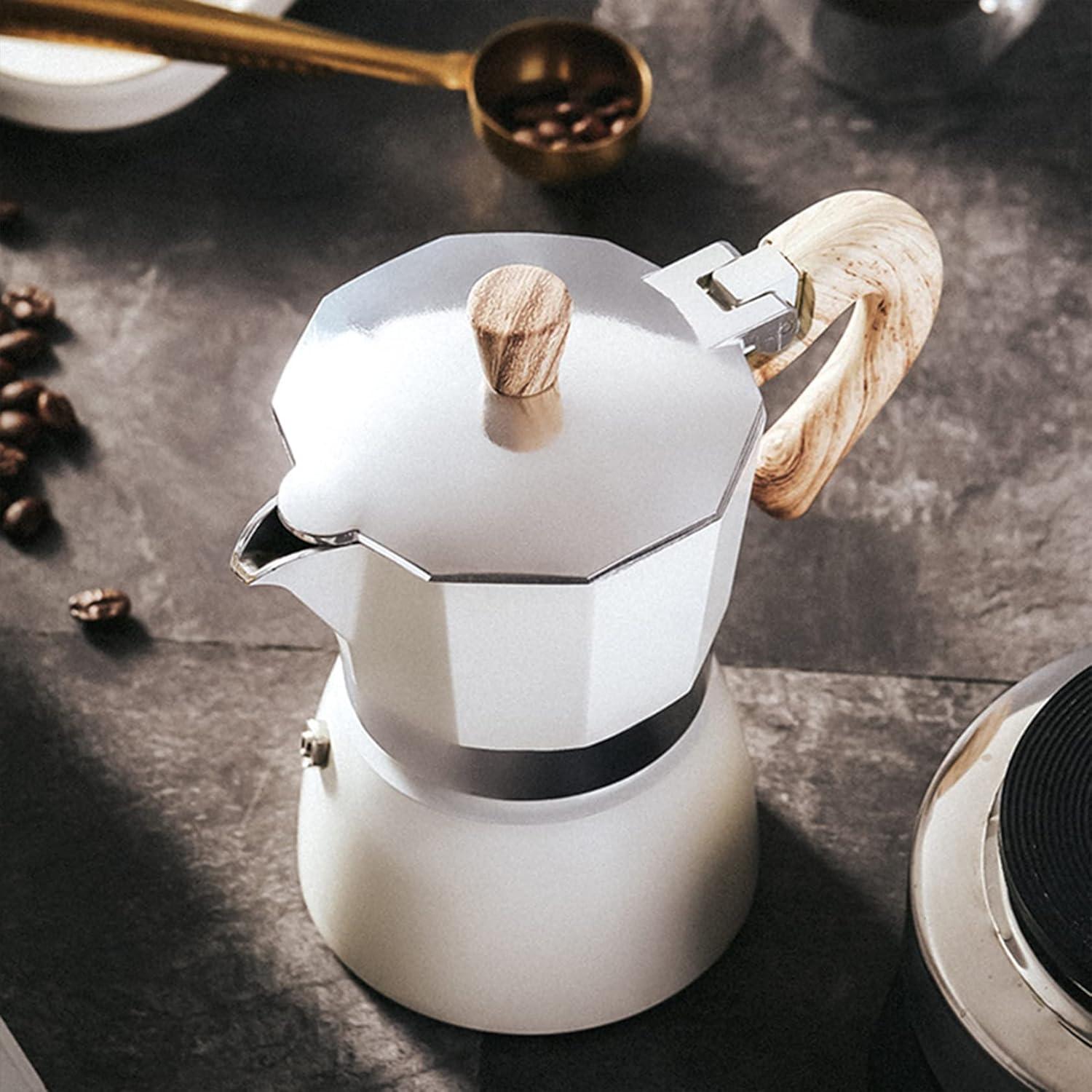 Cafetera Moka MORDEN MS 6 Tazas Manual Blanca 300ml