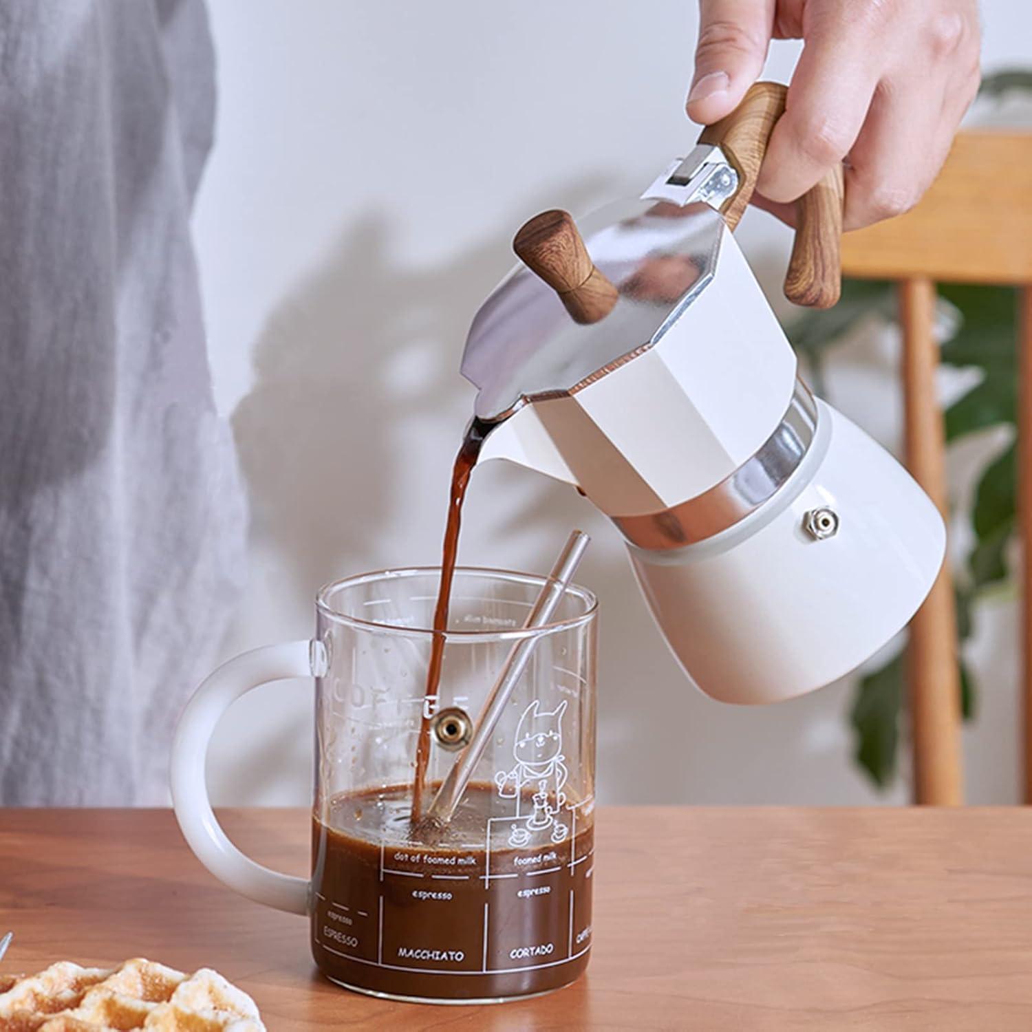 Cafetera Moka Conyee 3 Tazas 150 ml Manual para Estufa