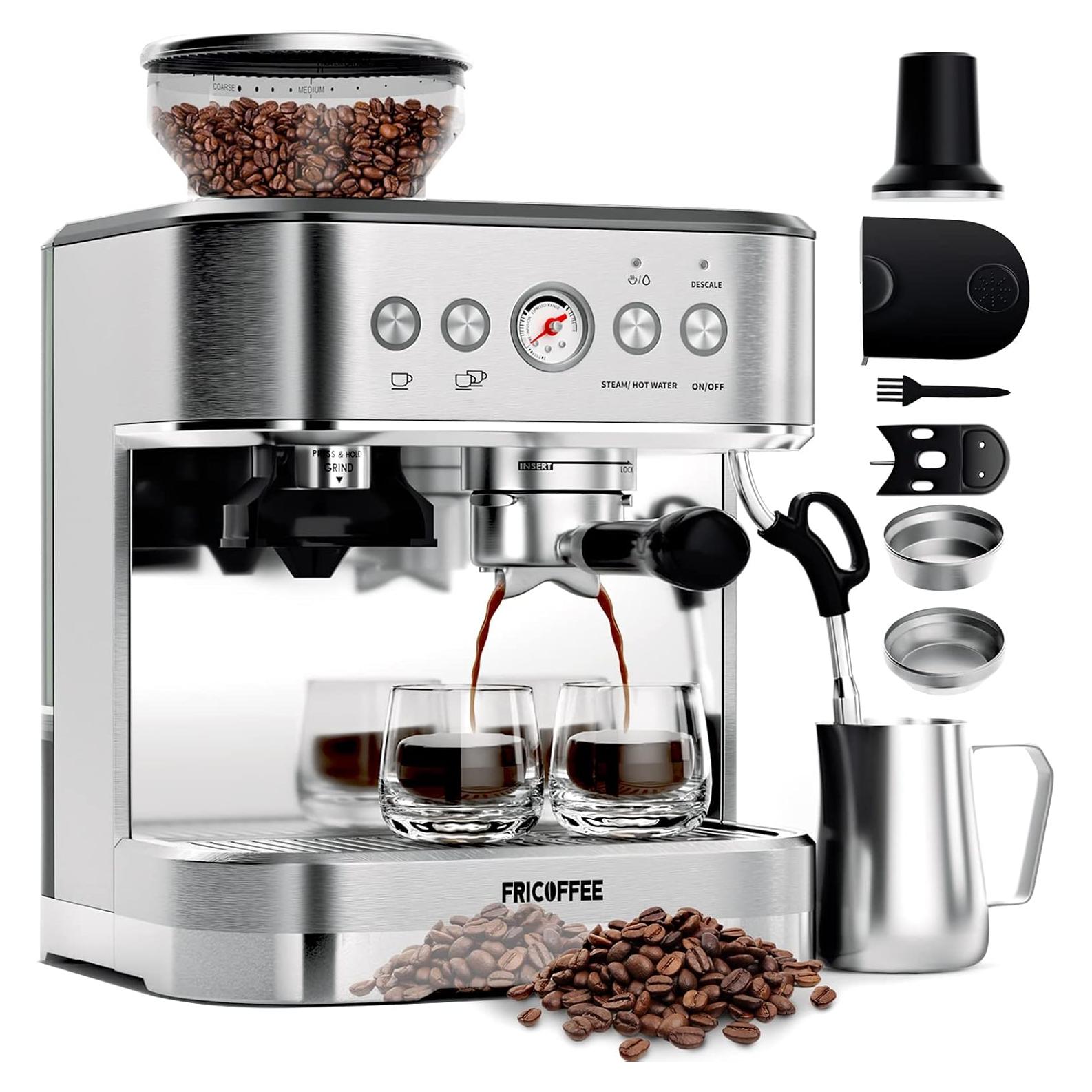 Máquina de Espresso Fricoffee FCKFCJ-281SRUS3 Acero Inoxidable