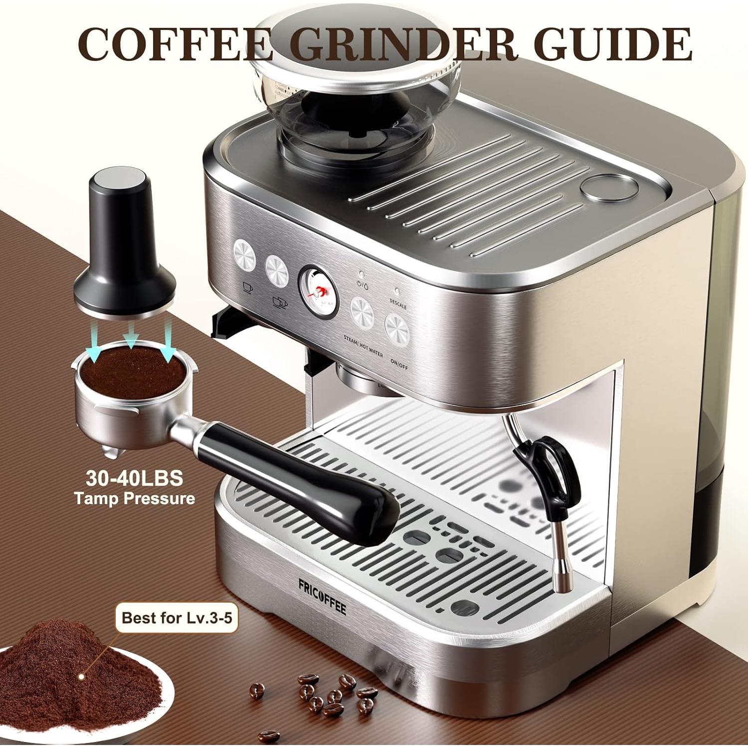 Máquina de Espresso Fricoffee FCKFCJ-281SRUS3 Acero Inoxidable