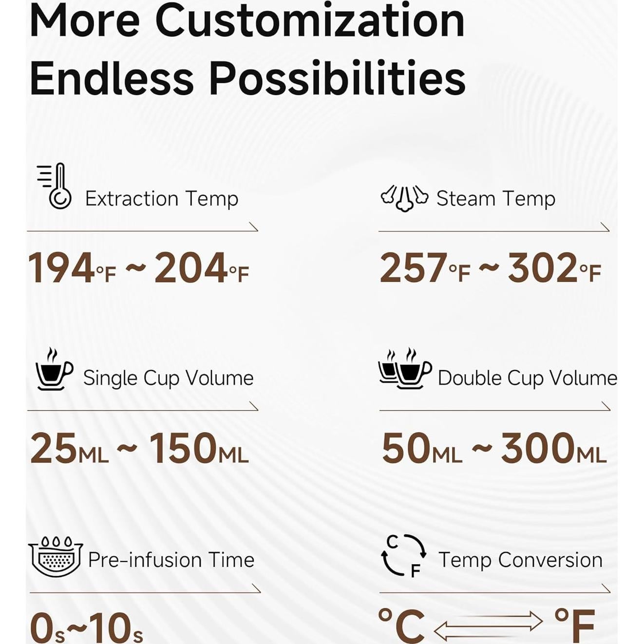 Máquina de Espresso HiBREW H10B - 51mm - Acero Inoxidable Negro