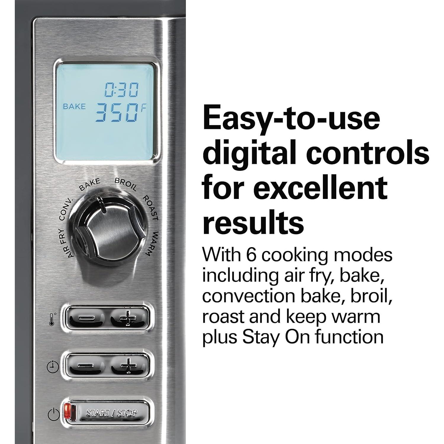 Horno de Aire Digital Hamilton Beach 31390 XL 1800W 6 en 1