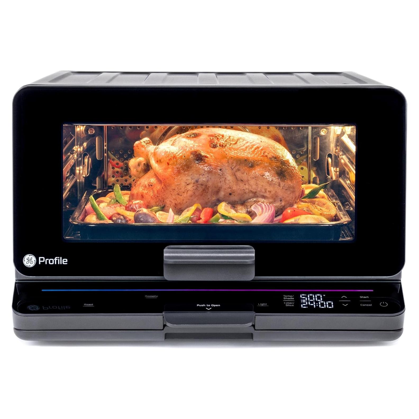 Horno Inteligente GE Profile 11 en 1 Freír al Aire Negro