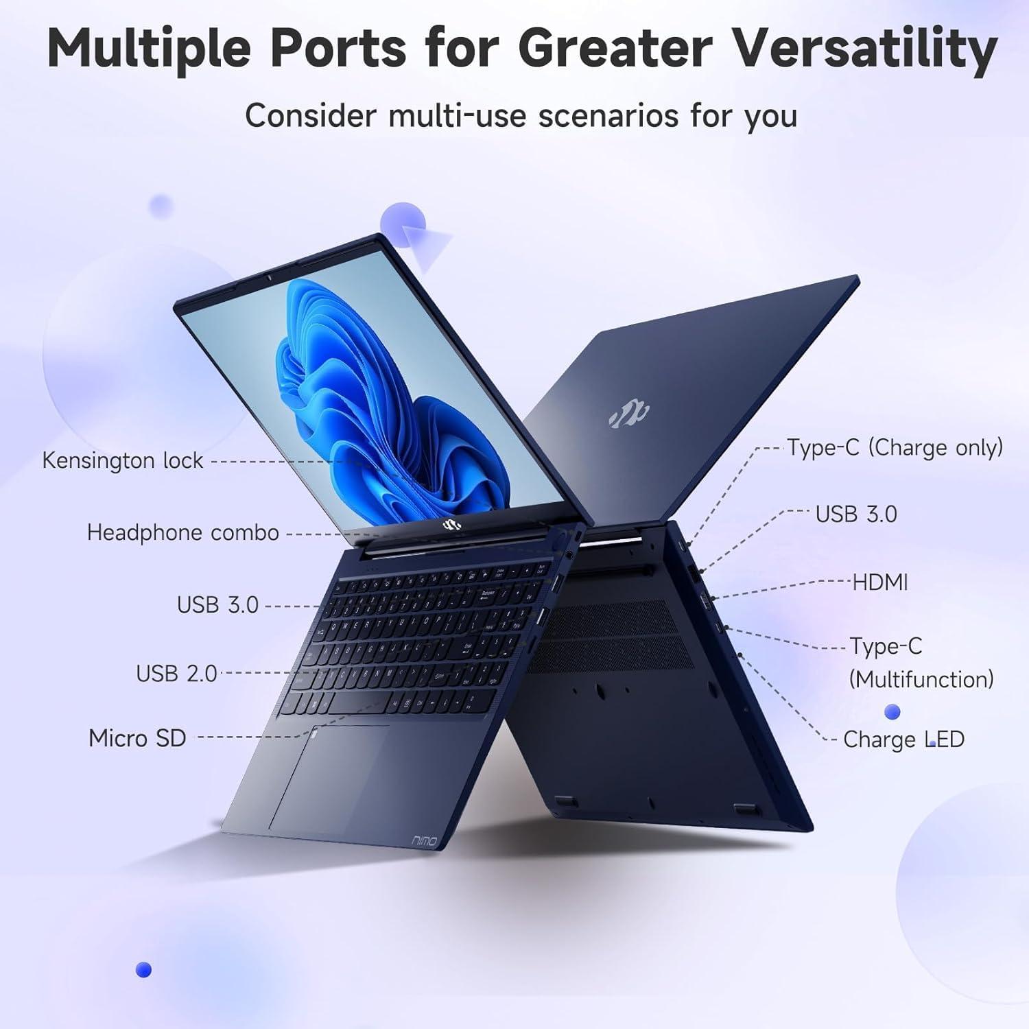 Laptop NIMO 15.6" FHD Intel i3-1215U 8GB RAM 256GB SSD