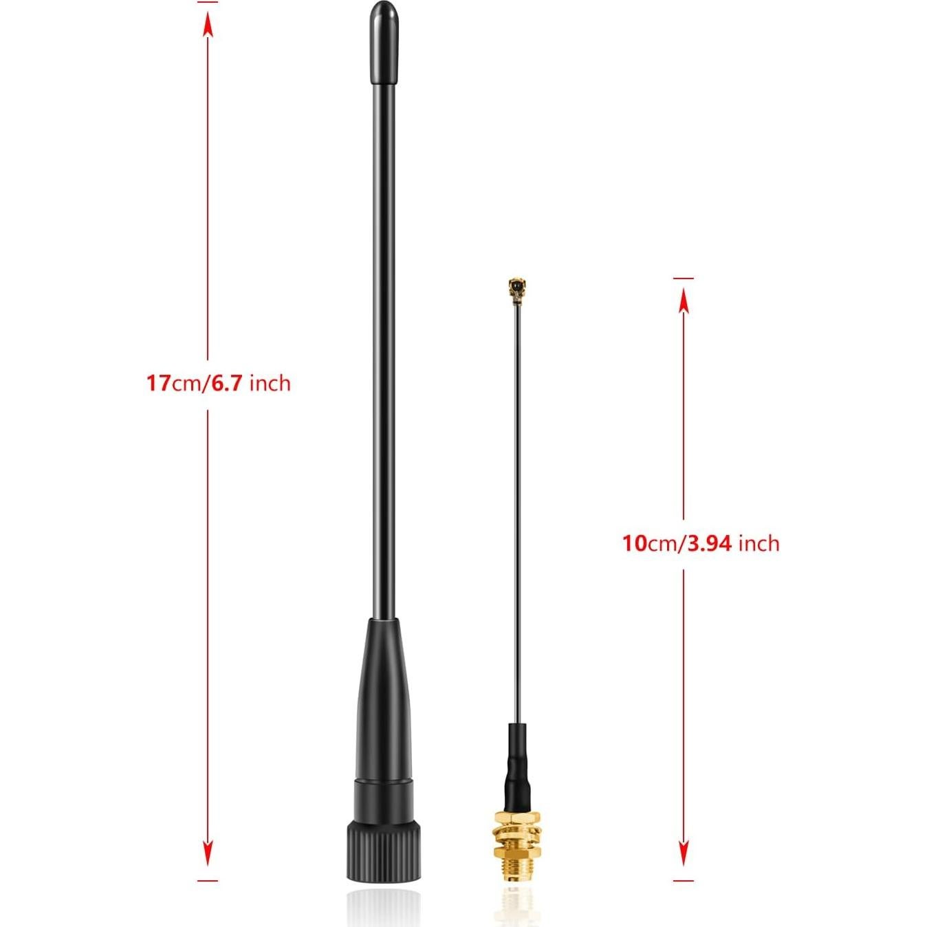 Antena de Látigo Slinkdsco 17cm 10dBi SMA Macho para LoRa 915MHz