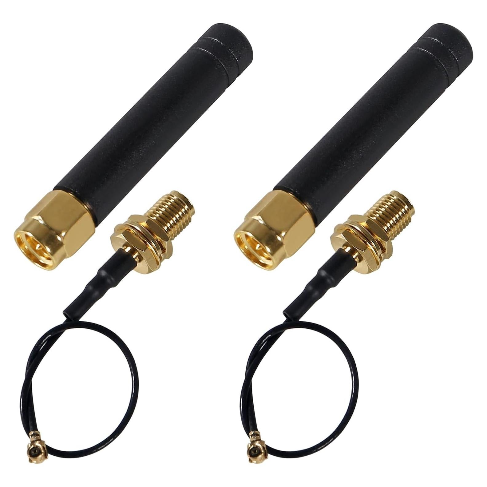 Antena LoRa 915MHz 2dBi DWEII U.FL IPEX a SMA 10cm 2PCS