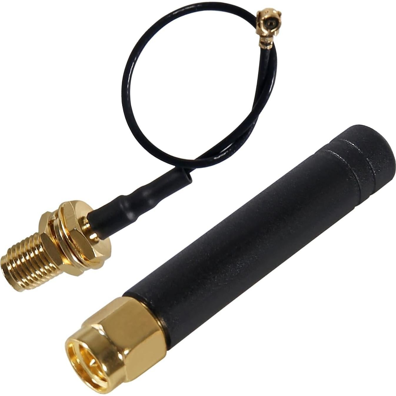 Antena LoRa 915MHz 2dBi DWEII U.FL IPEX a SMA 10cm 2PCS