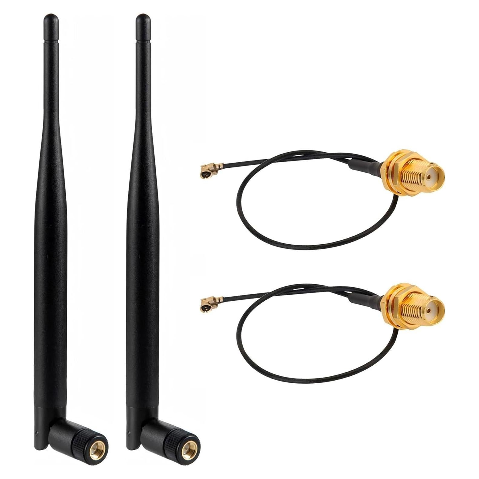 Paquete de 2 Antenas LoRa 915MHz 5dBi SMA Macho para Meshtastic