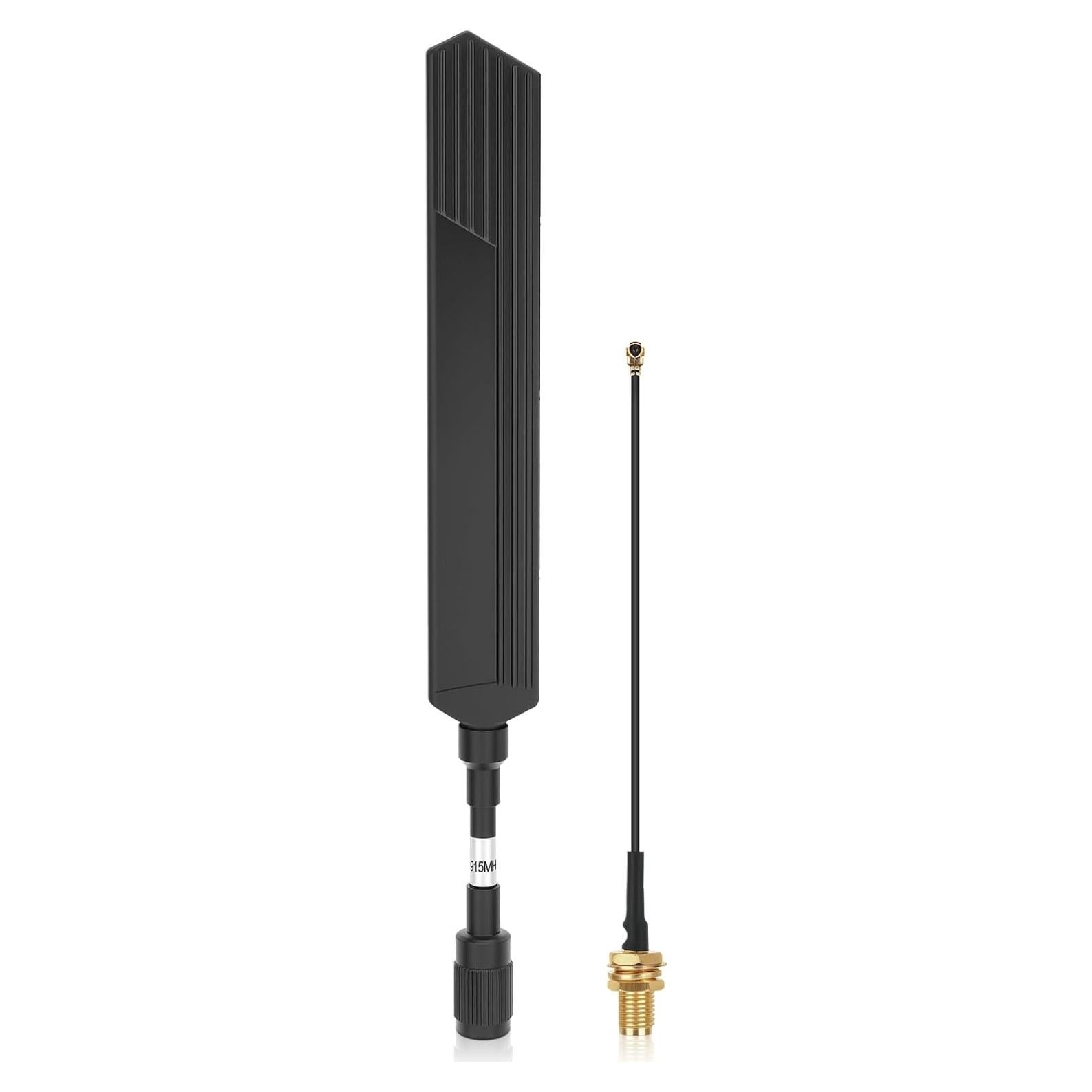 Antena LoRa Meshtastic 915MHz 10dBi SMA Macho 20cm a Prueba de Agua