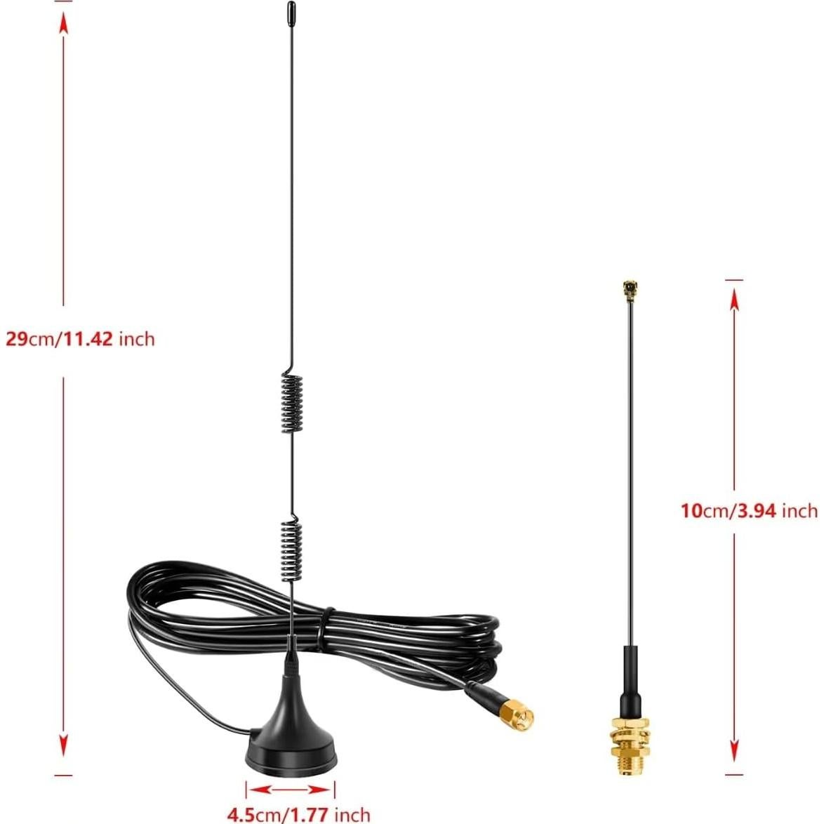 Antena Magnética Slinkdsco 915MHz para ESP32 LoRa V3 - 2 Juegos