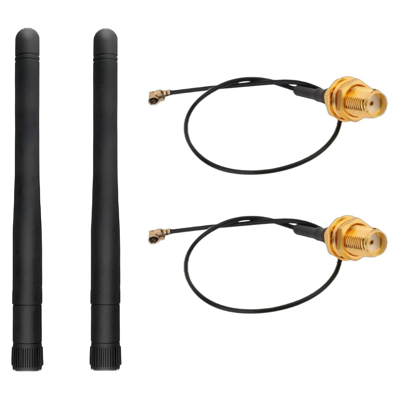 Paquete de 2 Antenas LoRa 915MHz XWWXGG 3dBi 10cm Omni