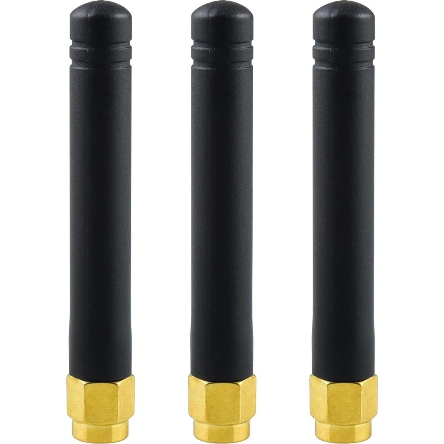 Antena GSM Recta YovKiss 433MHz SMA Macho 2dBi 5cm