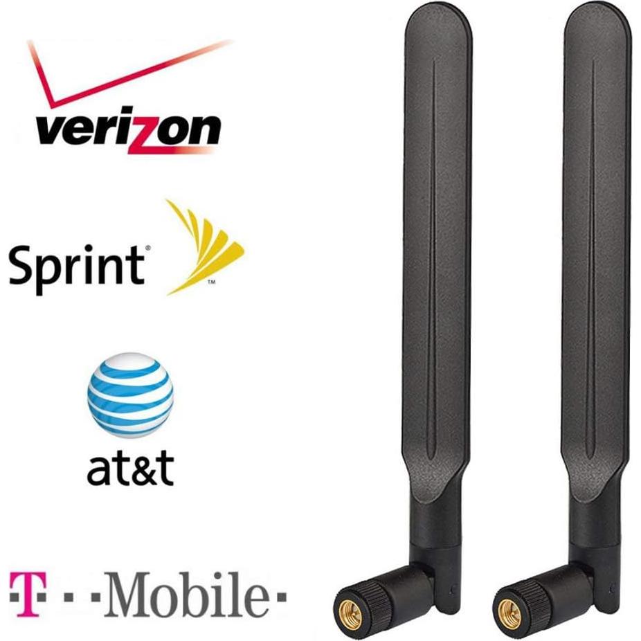 Antena Externa 4G LTE Bingfu SMA Masculino 3dBi - Paquete de 2