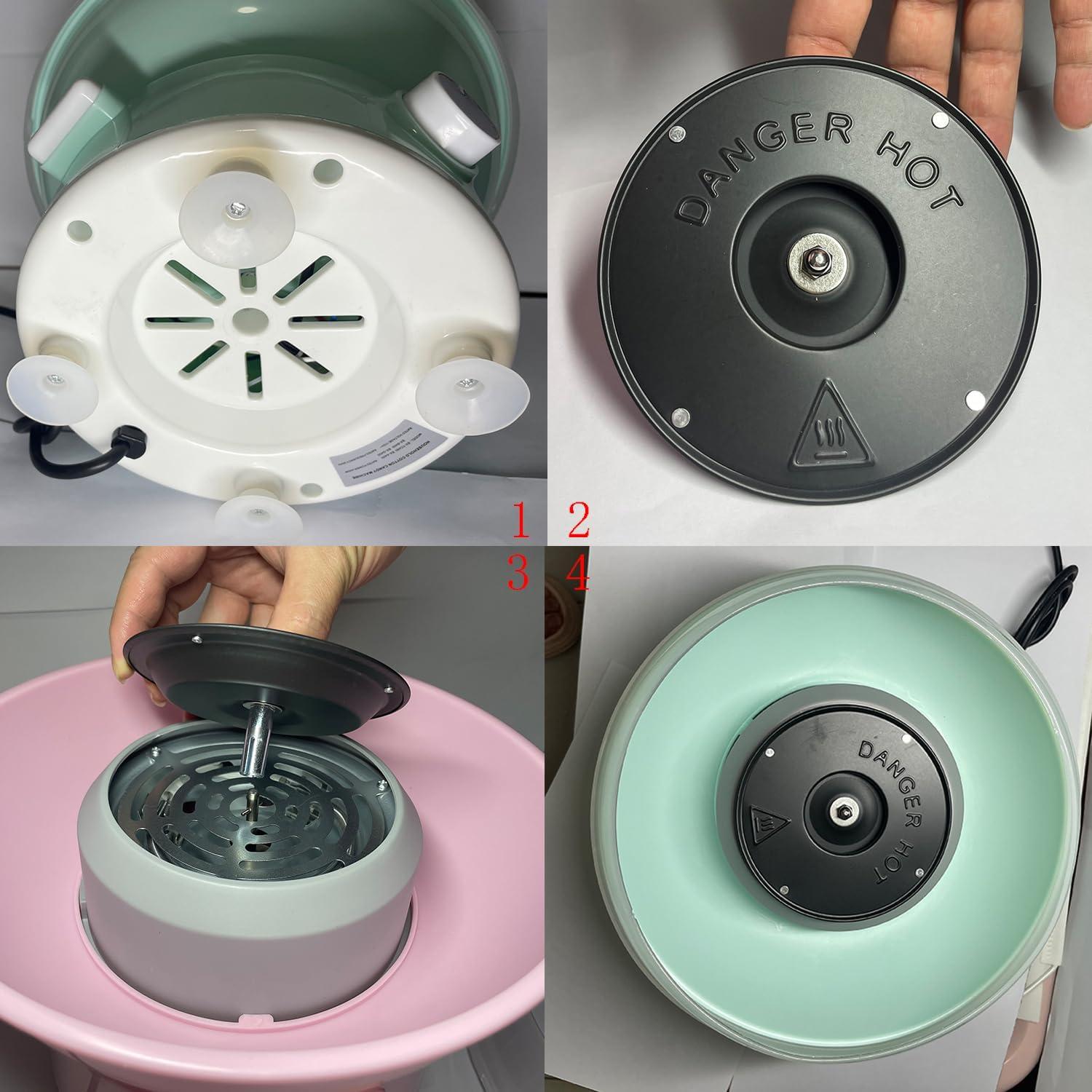 Máquina de Algodón de Azúcar 450W Azul - Mini Fabricante DIY