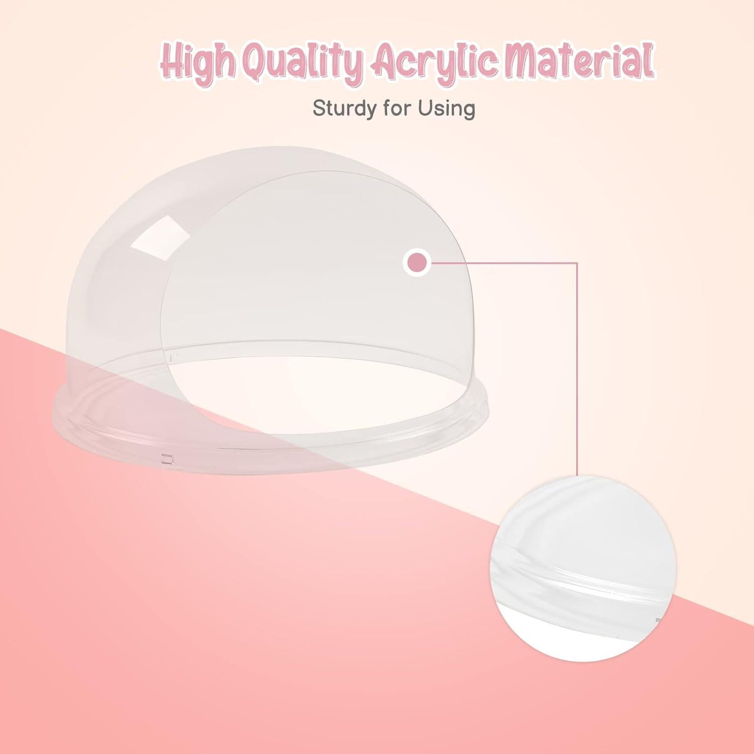 Cubierta Acrílica 21" ROVSUN para Máquina Algodón de Azúcar