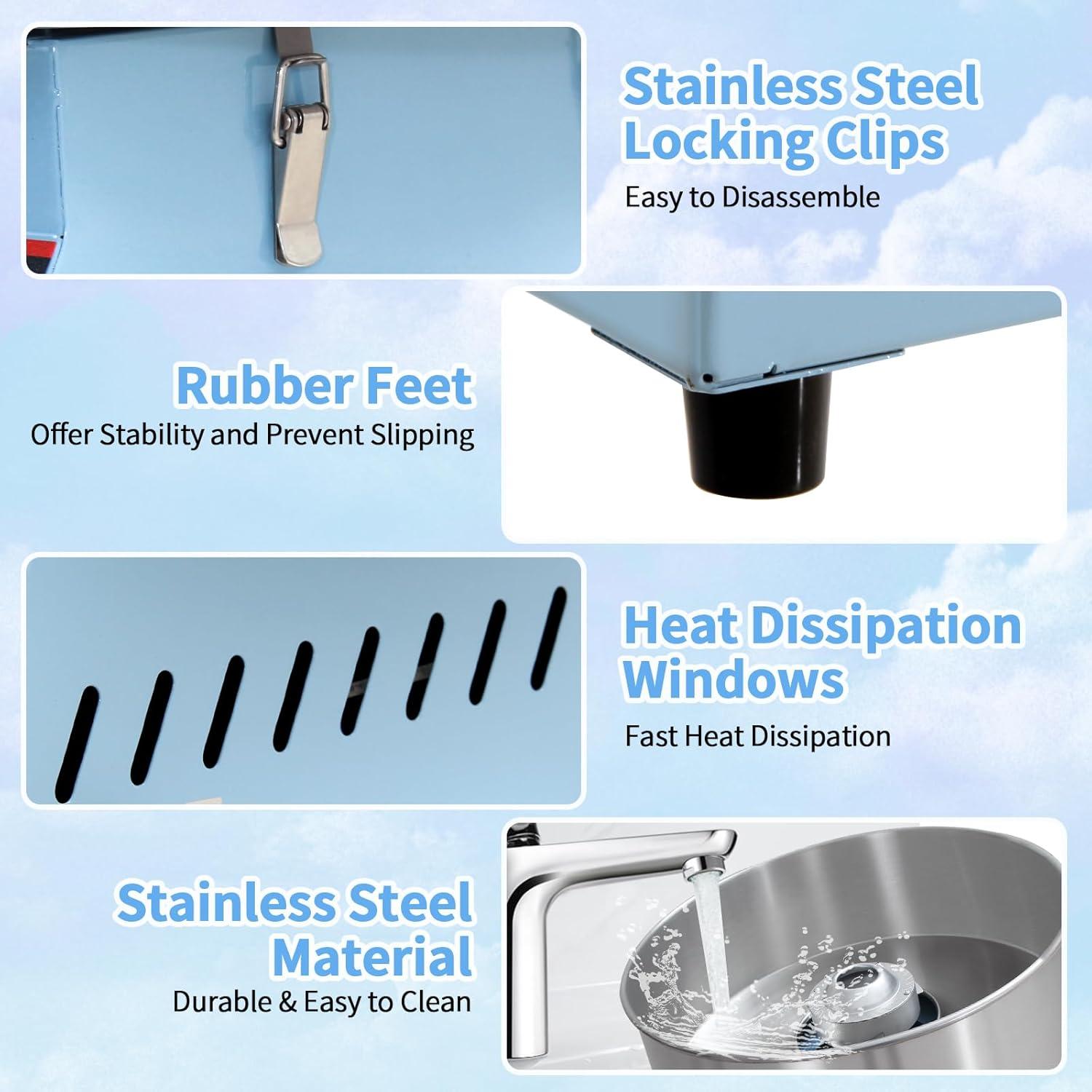 Máquina de Algodón de Azúcar OLIPIC JYTEYTQ-27 1050W Acero Inoxidable