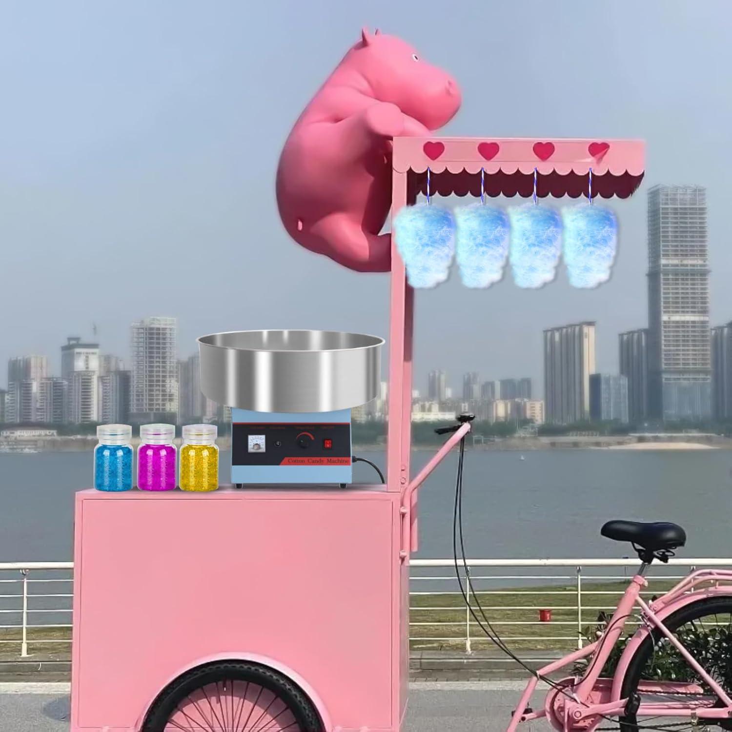 Máquina de Algodón de Azúcar OLIPIC JYTEYTQ-27 1050W Acero Inoxidable