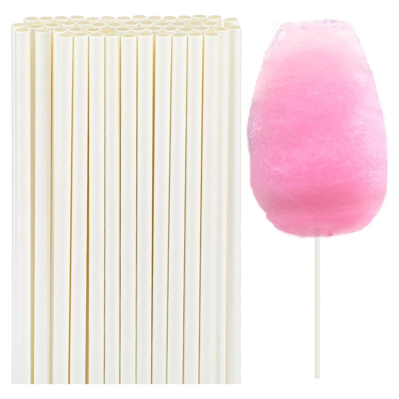 50 Conos de Algodón de Azúcar XLIUAX 35 cm Papel Apto Alimentos