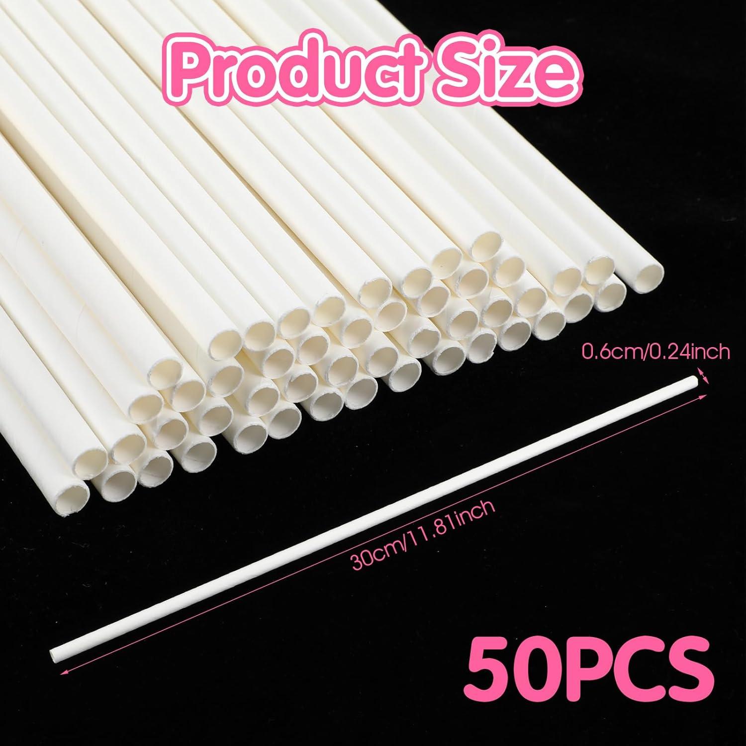 50 Conos de Algodón de Azúcar XLIUAX 35 cm Papel Apto Alimentos