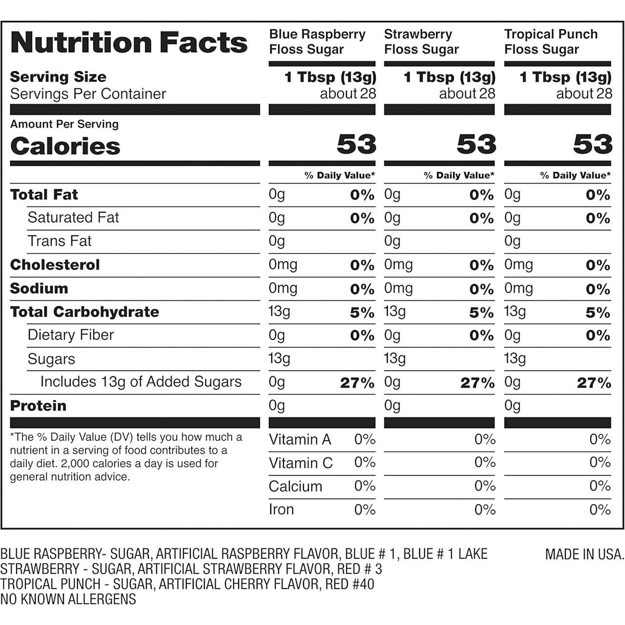 Kit de Azúcar para Algodón de Azúcar Kool-Aid - 3 Sabores - 3 Botellas de 480 g