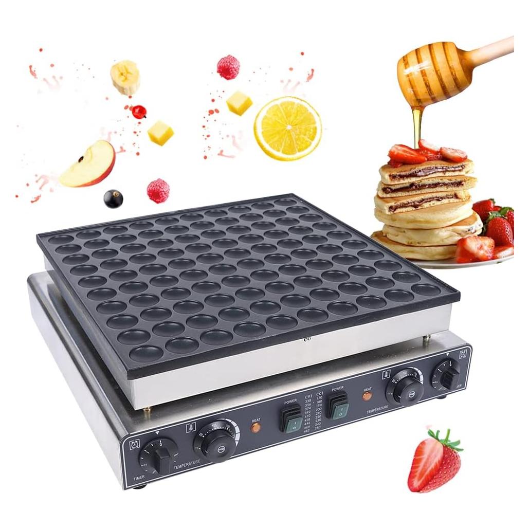 Máquina de Waffles Eléctrica InSyoForeverEC 3400W 100PCS