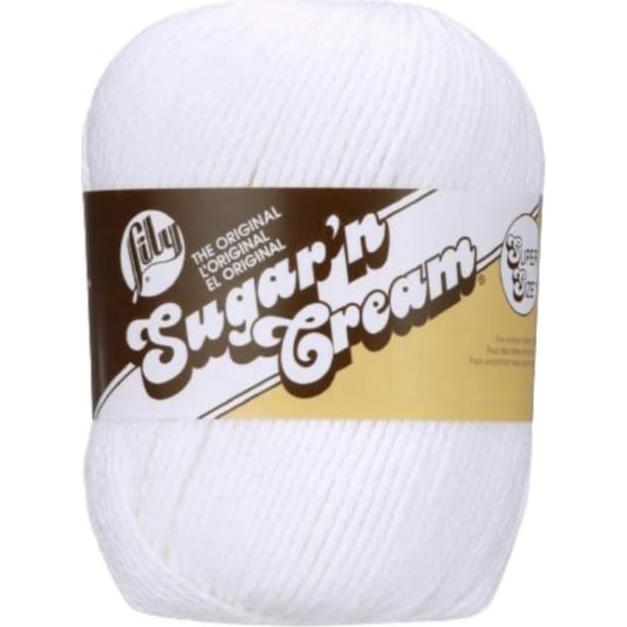 Lana Lily Sugar n Cream 2-Pack Algodón Negro y Blanco 200m