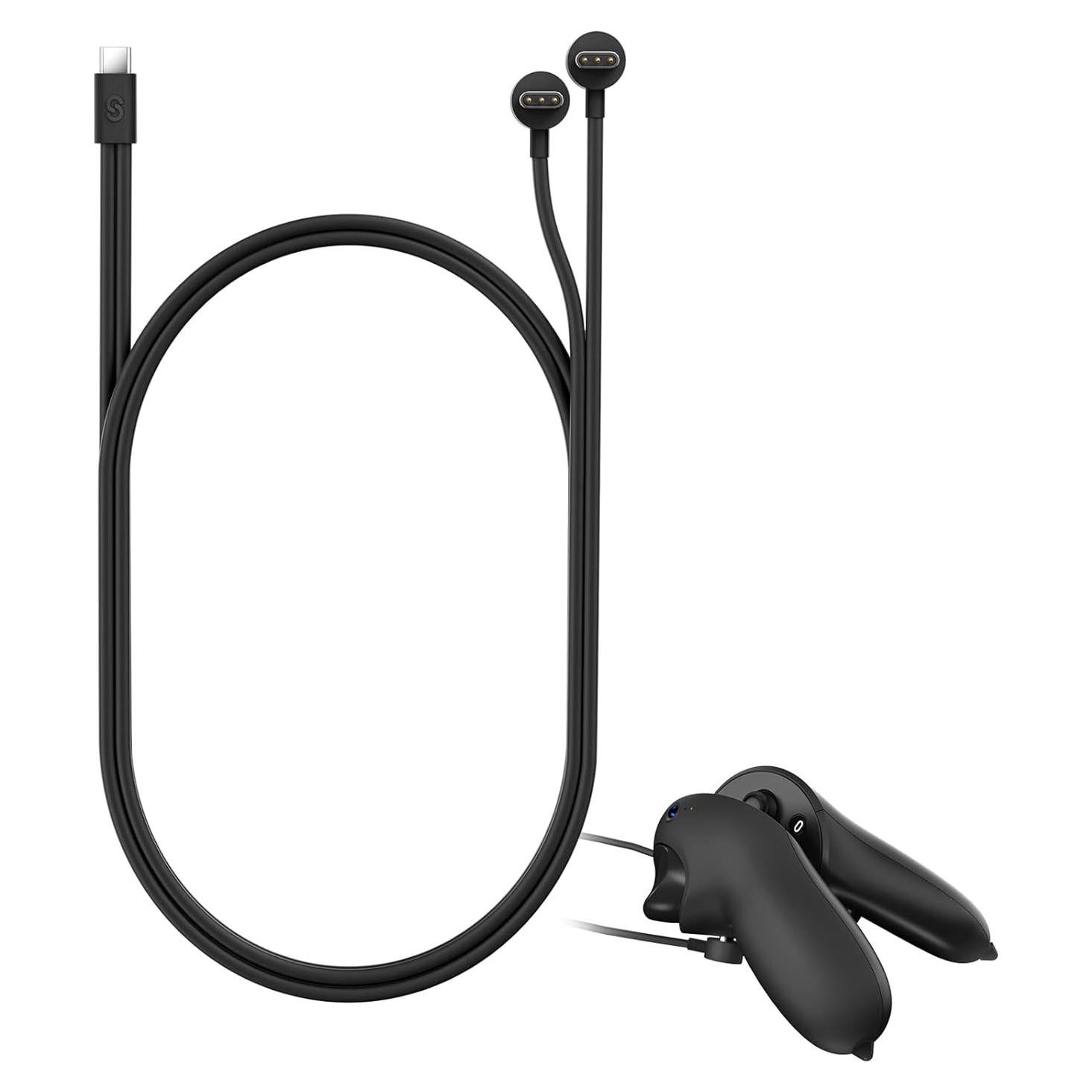 Cable de carga 2-en-1 UMEEUTOO para controladores Meta Quest Pro