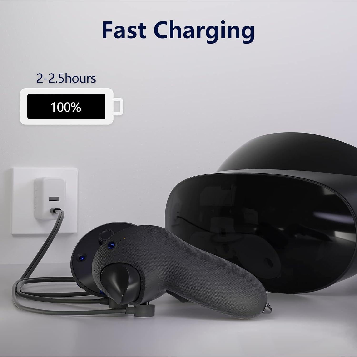 Cable de carga 2-en-1 UMEEUTOO para controladores Meta Quest Pro