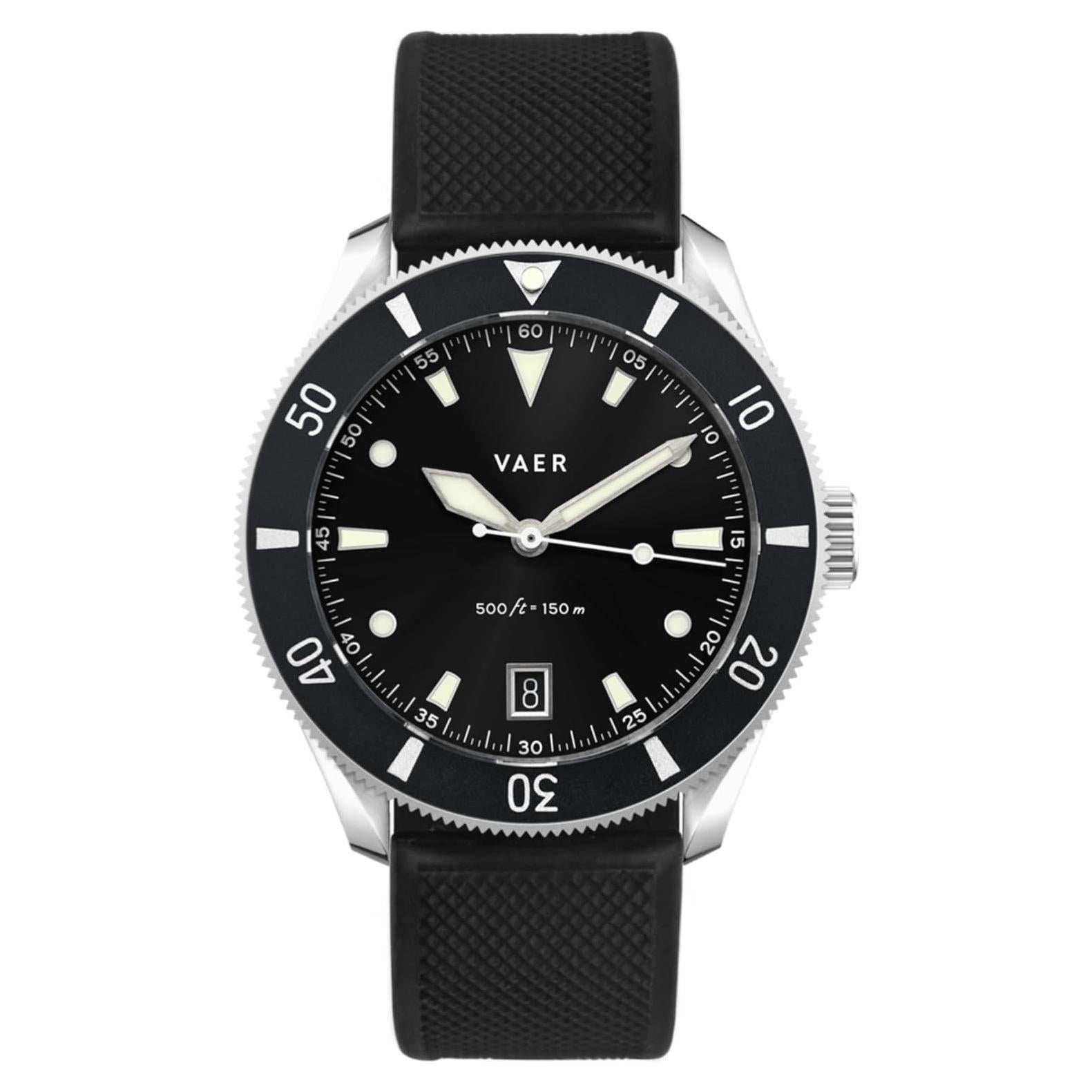 Reloj de buceo Vaer DS2 Quartz 39mm 15ATM con correas