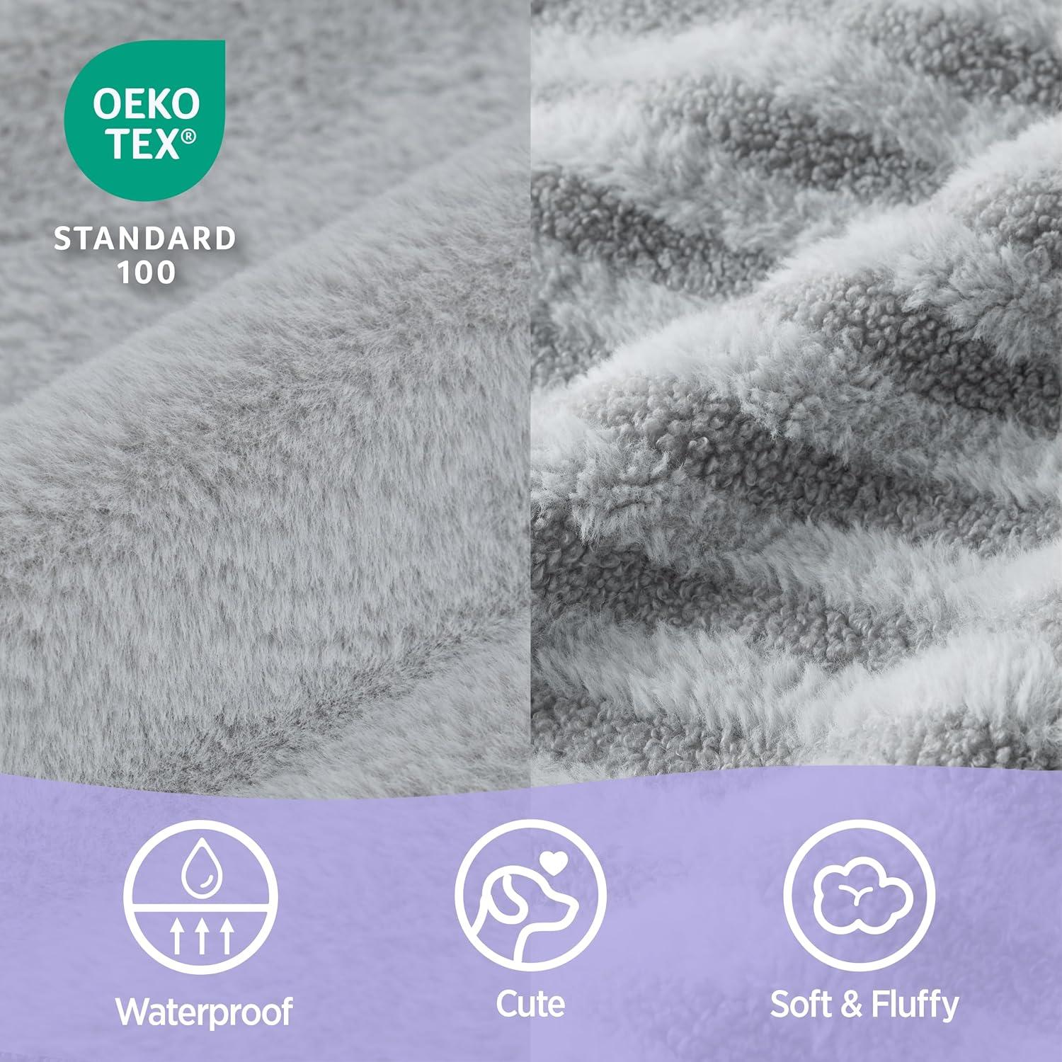 Cama Ortopédica para Perros Pequeños Lesure 60x45cm Gris