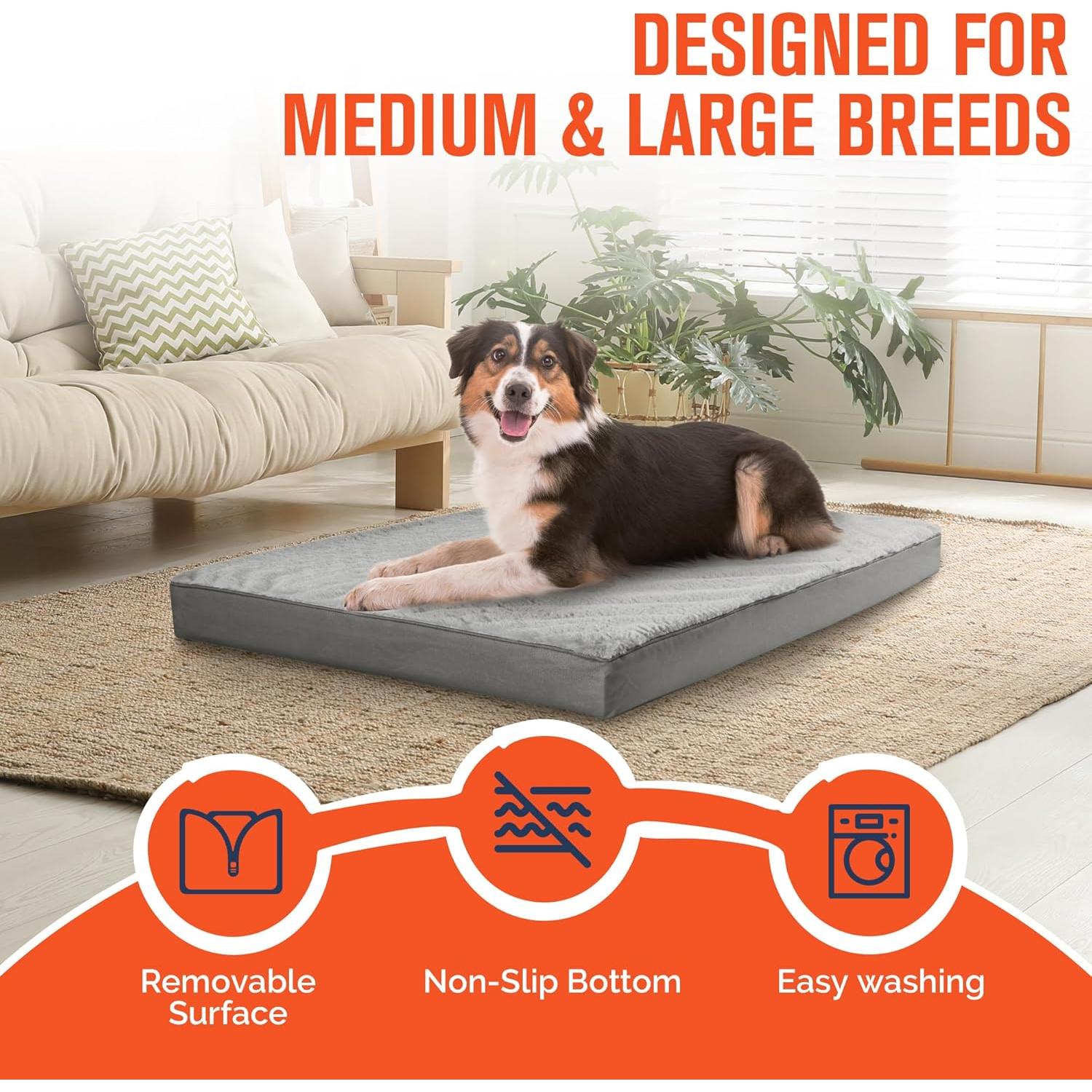Cama ortopédica para perros grandes Simple Trending 91x69cm