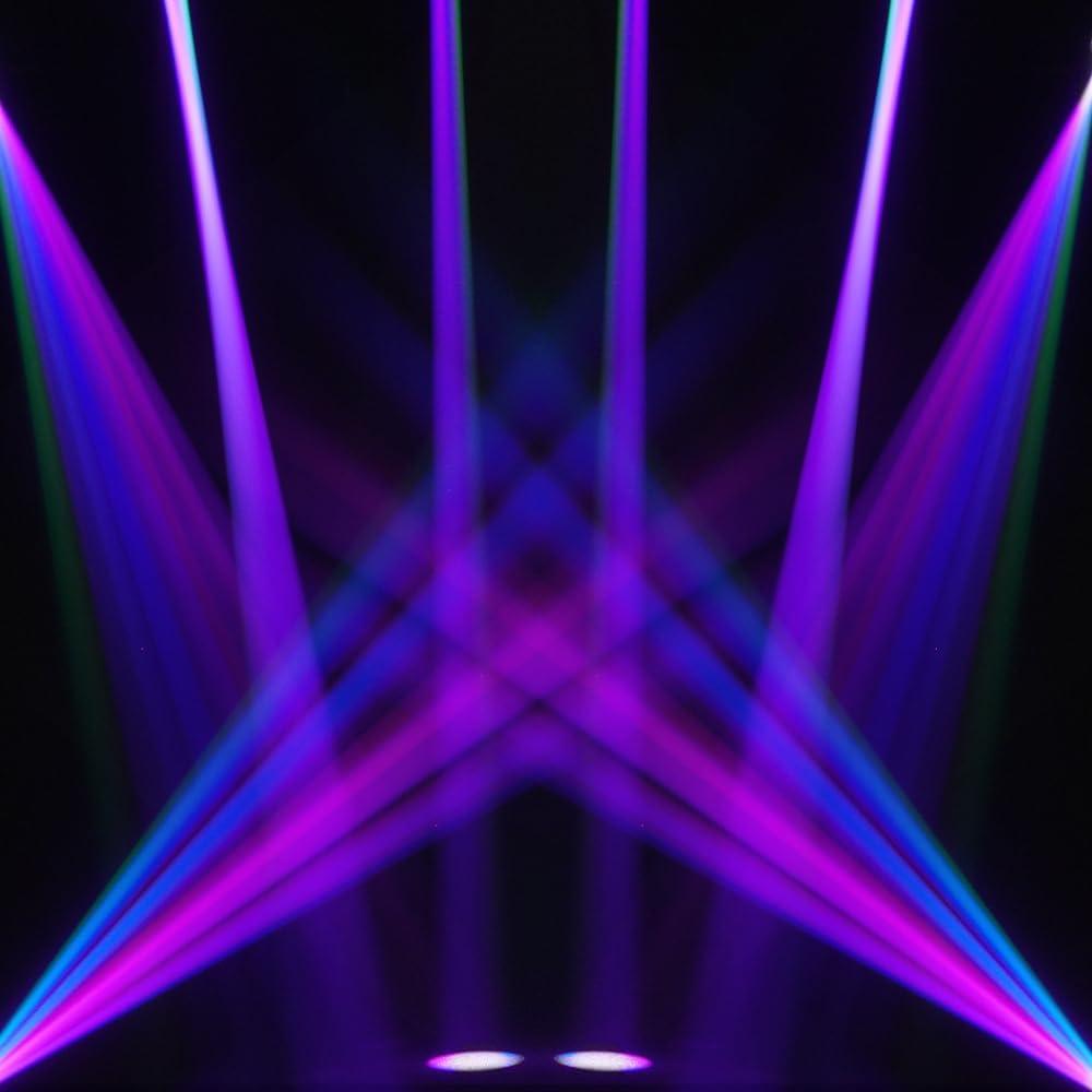 Luz de Cabeza Móvil SHEHDS 180W con 14 Gobos y Prisma 18 Facetas