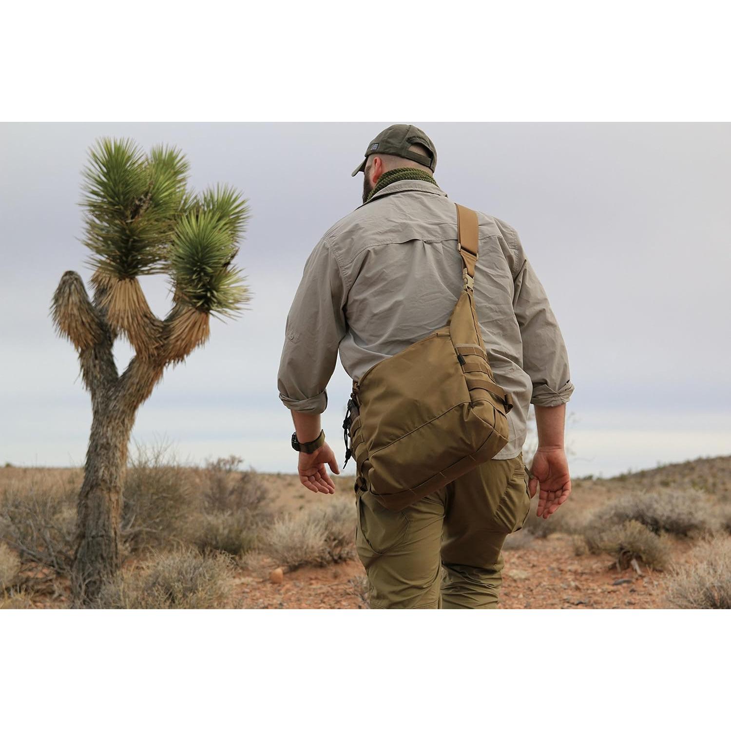 Bolso Bushcraft Helikon-Tex 17L Ral 7013 Impermeable