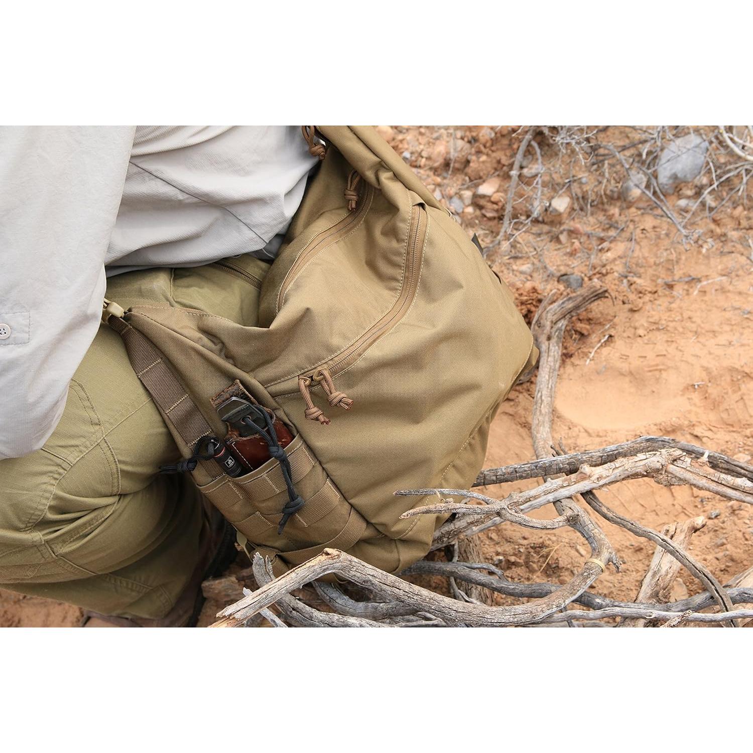 Bolso Bushcraft Helikon-Tex 17L Ral 7013 Impermeable