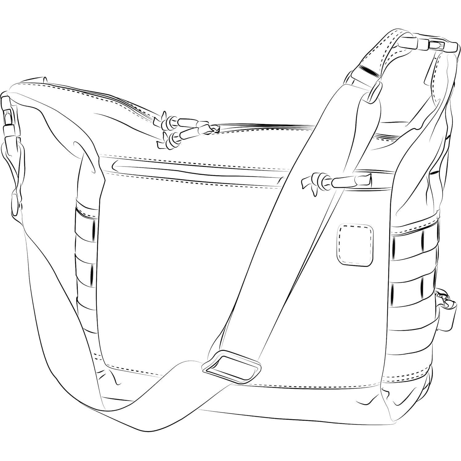 Bolso Bushcraft Helikon-Tex 17L Ral 7013 Impermeable