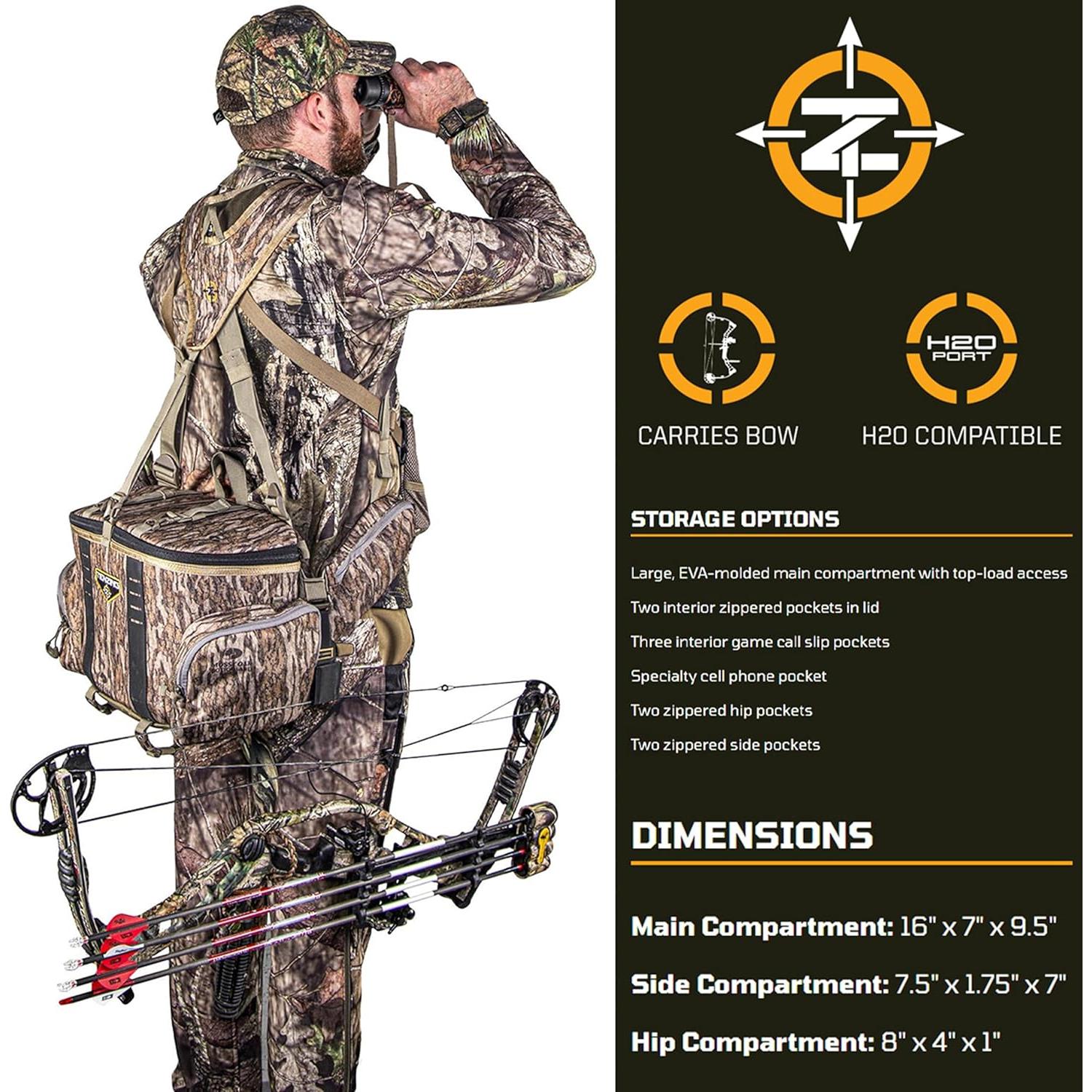 Paquete Lumbar Tenzing Hangtime 12.3L Camuflaje Ajustable