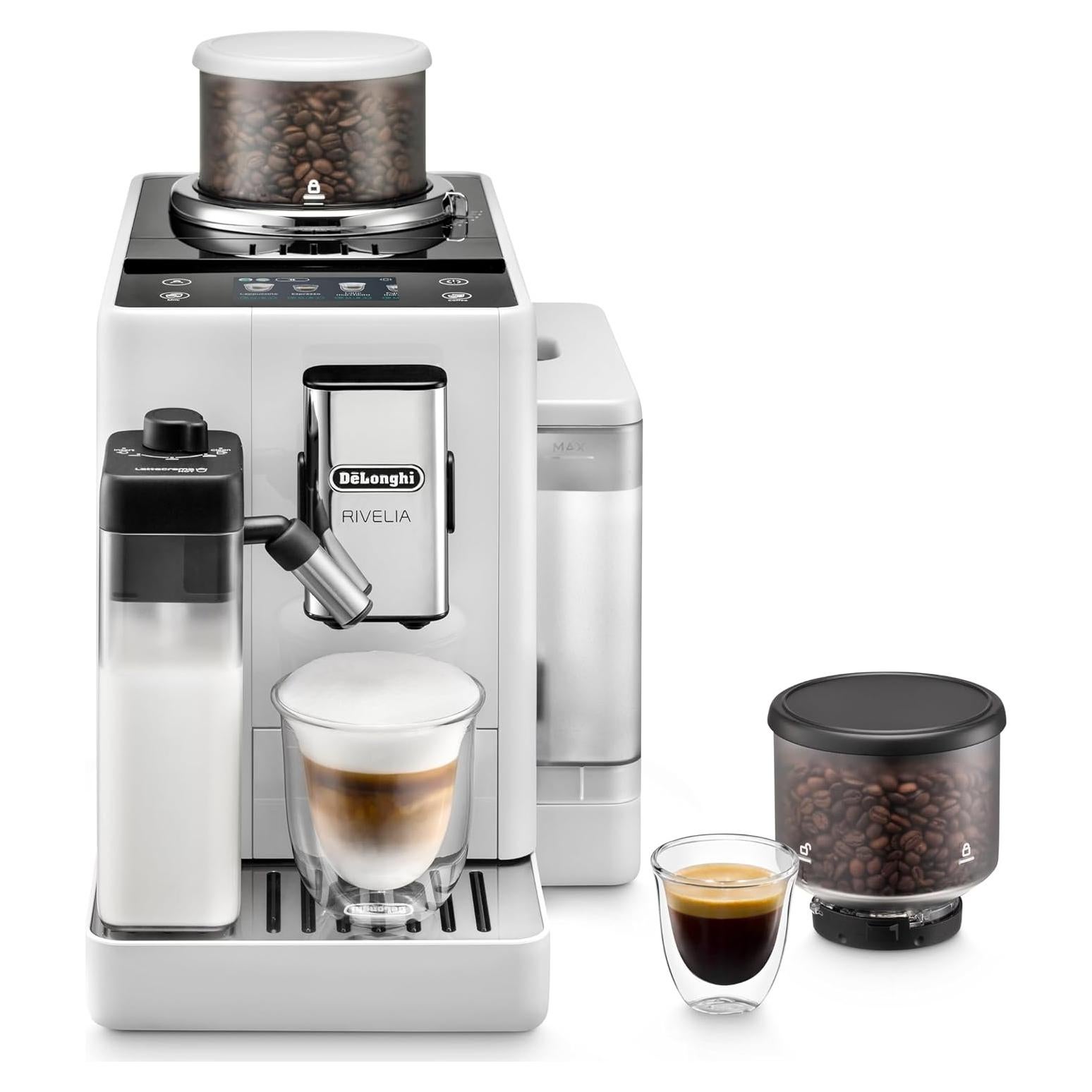 Cafetera Espresso Automática De'Longhi Rivelia Blanca 9.7 kg