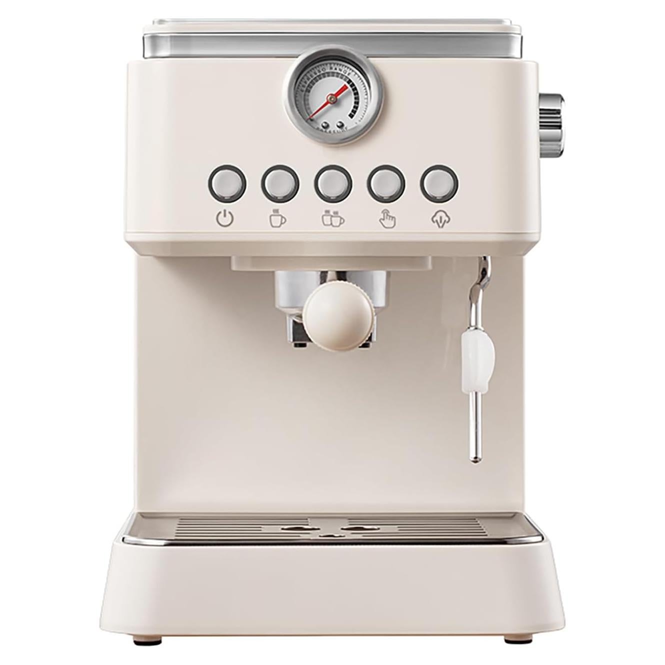 Máquina de Espresso BQEUCE 20 Bar 1300W Semi-Automática Blanca