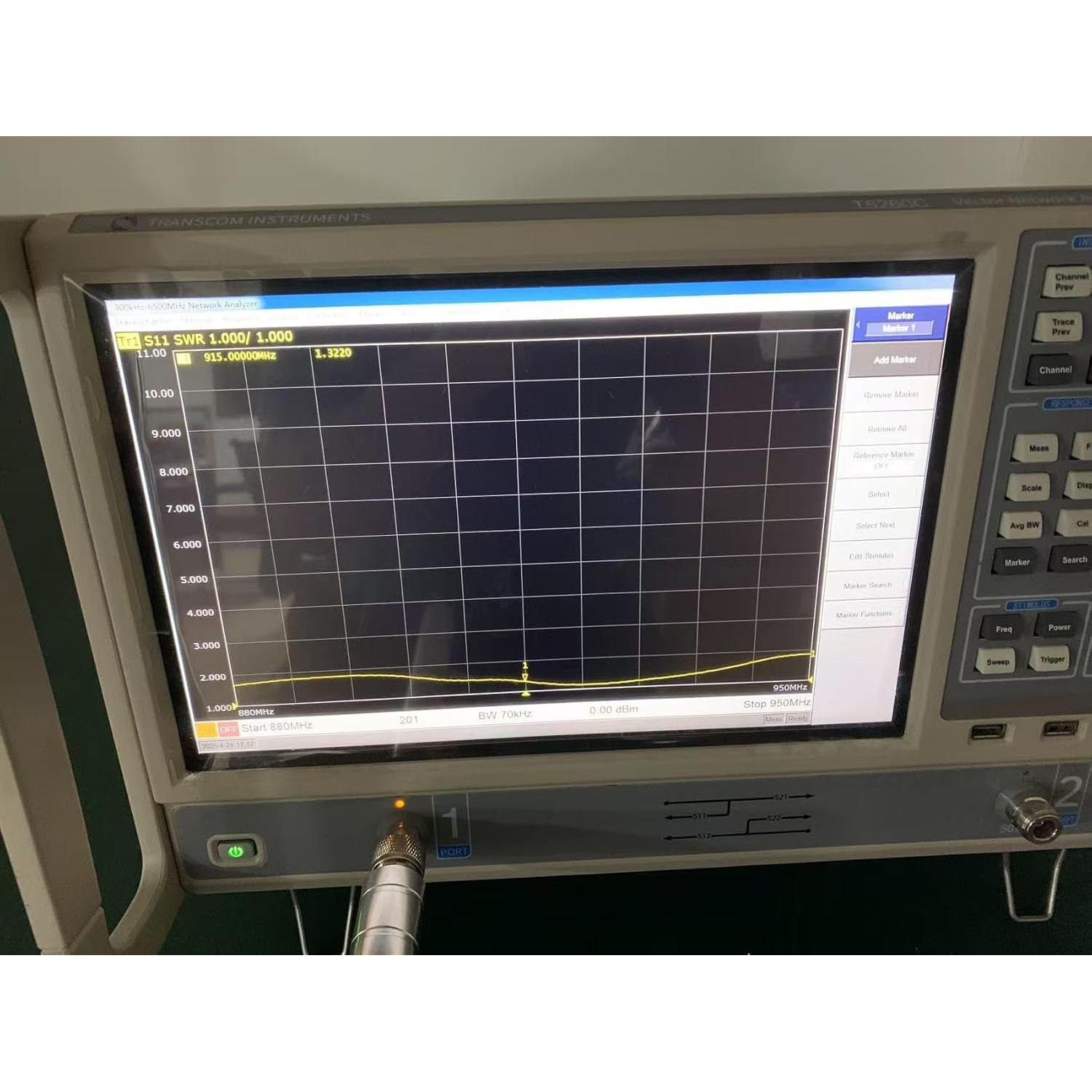 Antena de Fibra de Vidrio 20cm 915MHz 5.8dBi KMR195 para Helium