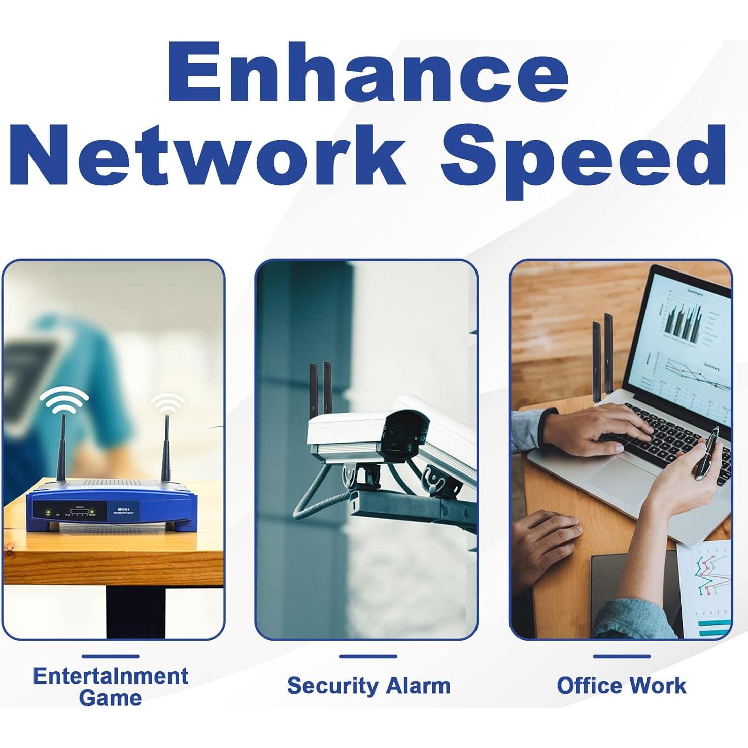 Antena Omnidireccional 12dBi 433MHz SMA Macho - Paquete de 2